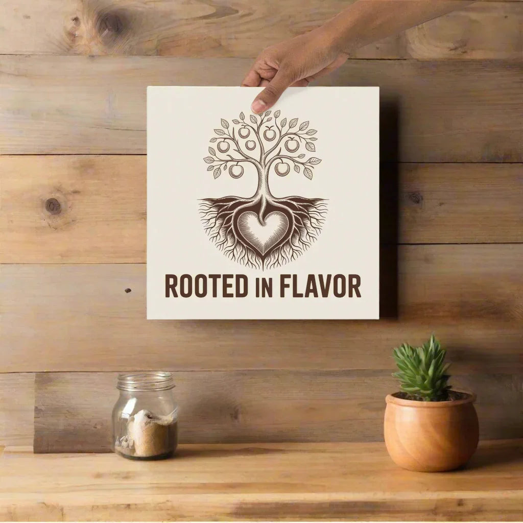 Tree Root Heart Art Print – Nature-Inspired Line Illustration - RaZits