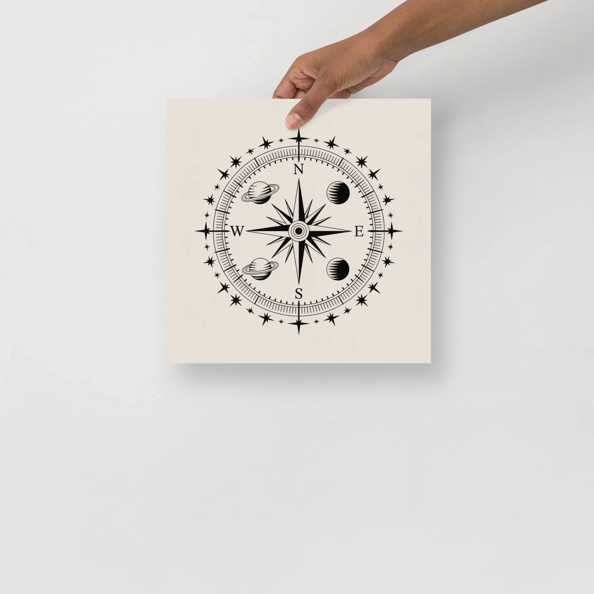 Celestial Compass Poster – Navigational Astrology Art - RaZits