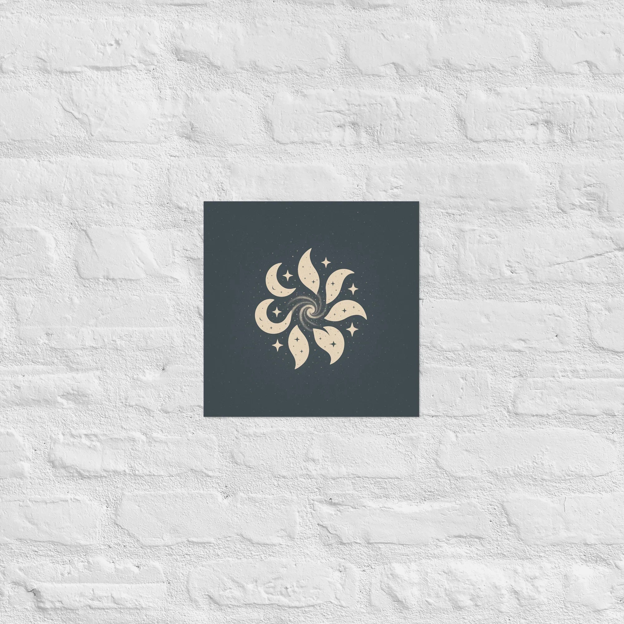 Celestial Spiral – Moon & Stars Pattern - RaZits