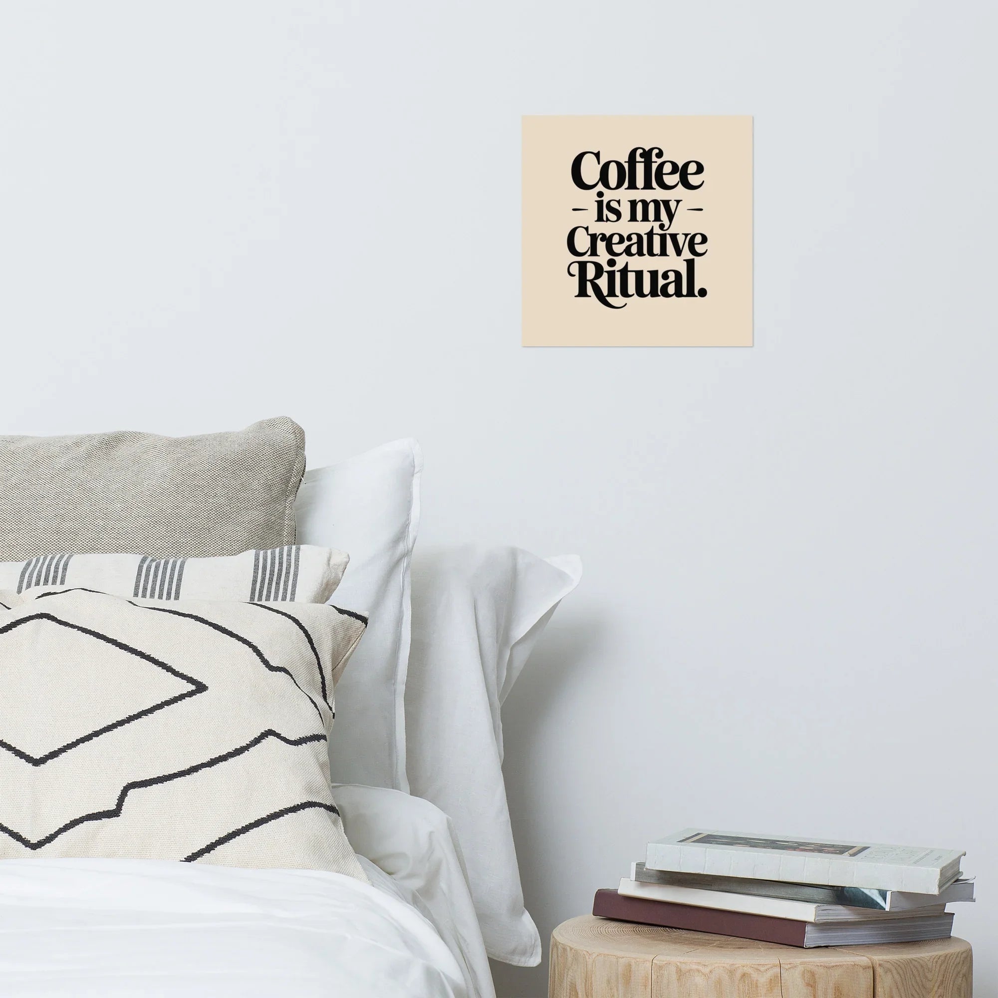 Creative Ritual Wall Art – Bold Coffee Studio Print - RaZits