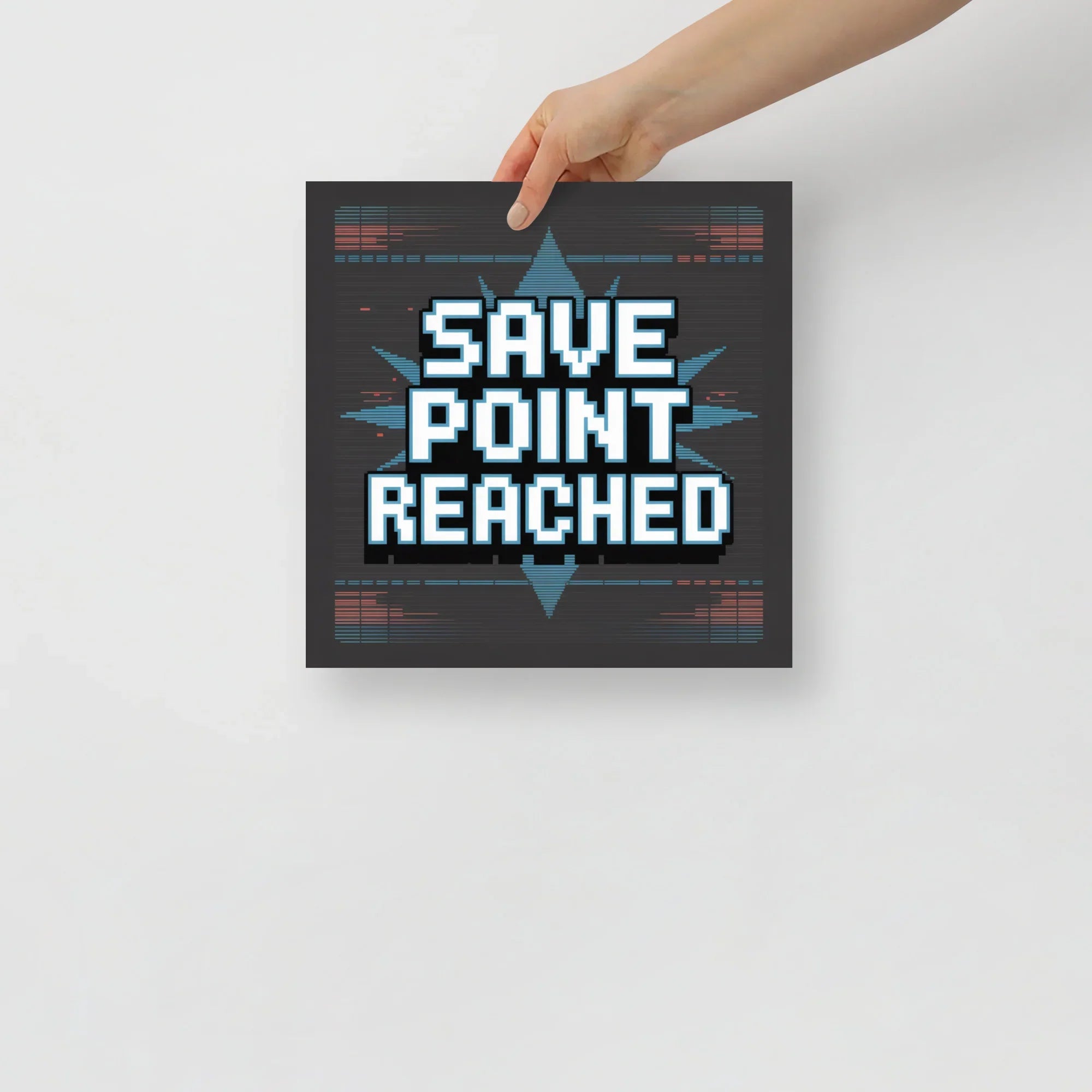 Save Point Reached Gaming Poster - RaZits