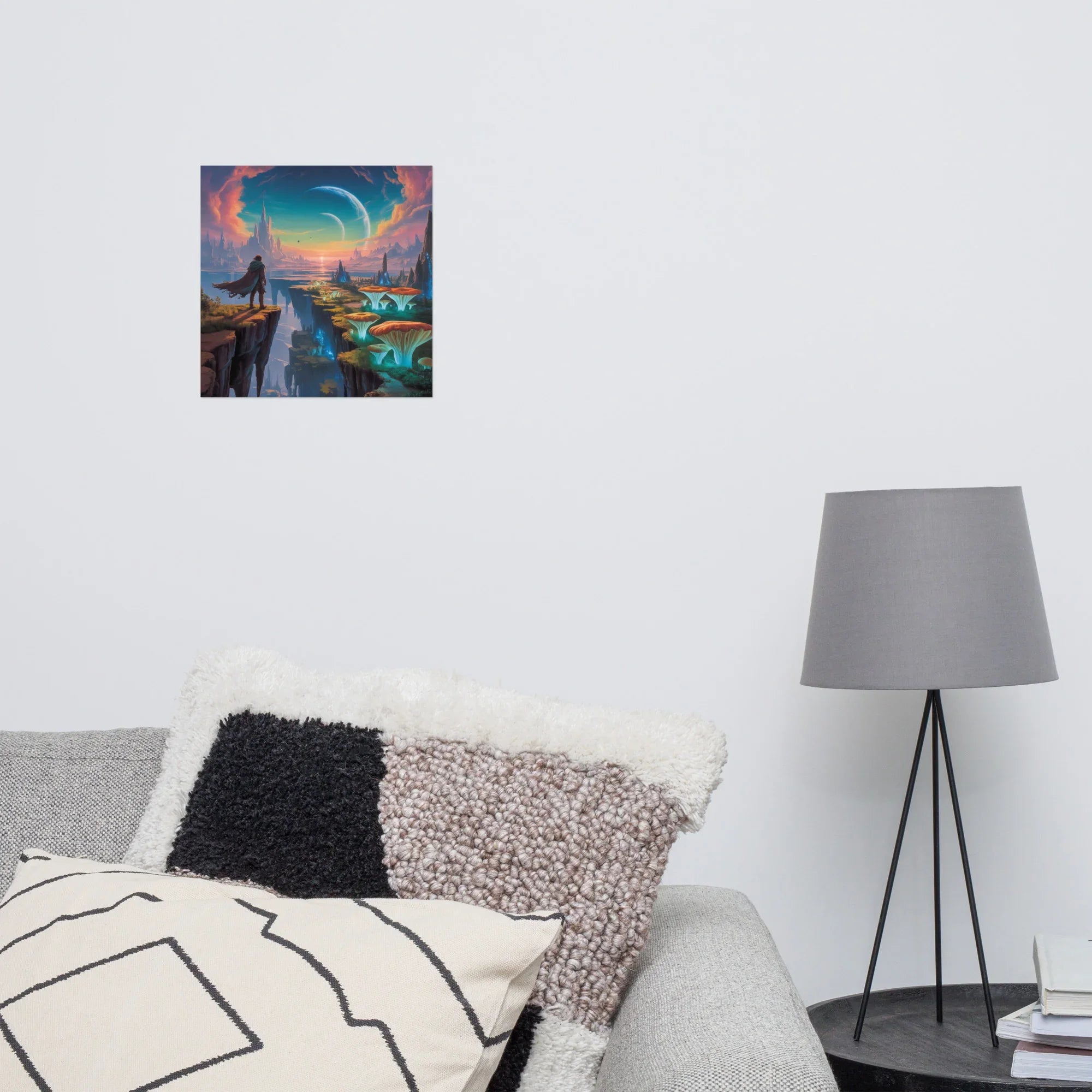 Echoes of Etherea – Fantasy Sci-Fi Adventure Gaming Wall Art - RaZits