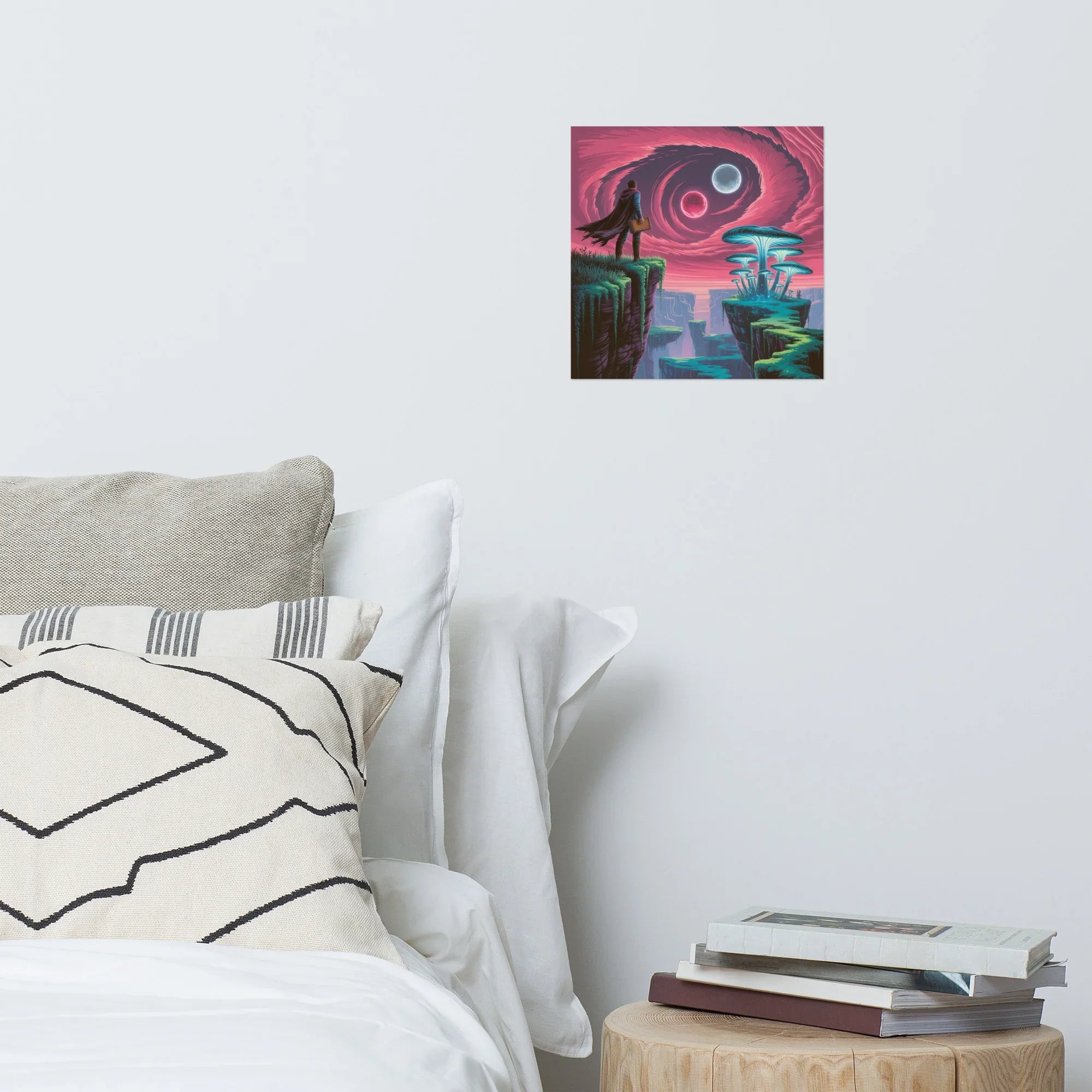 Celestial Explorer Fantasy Landscape Poster - RaZits