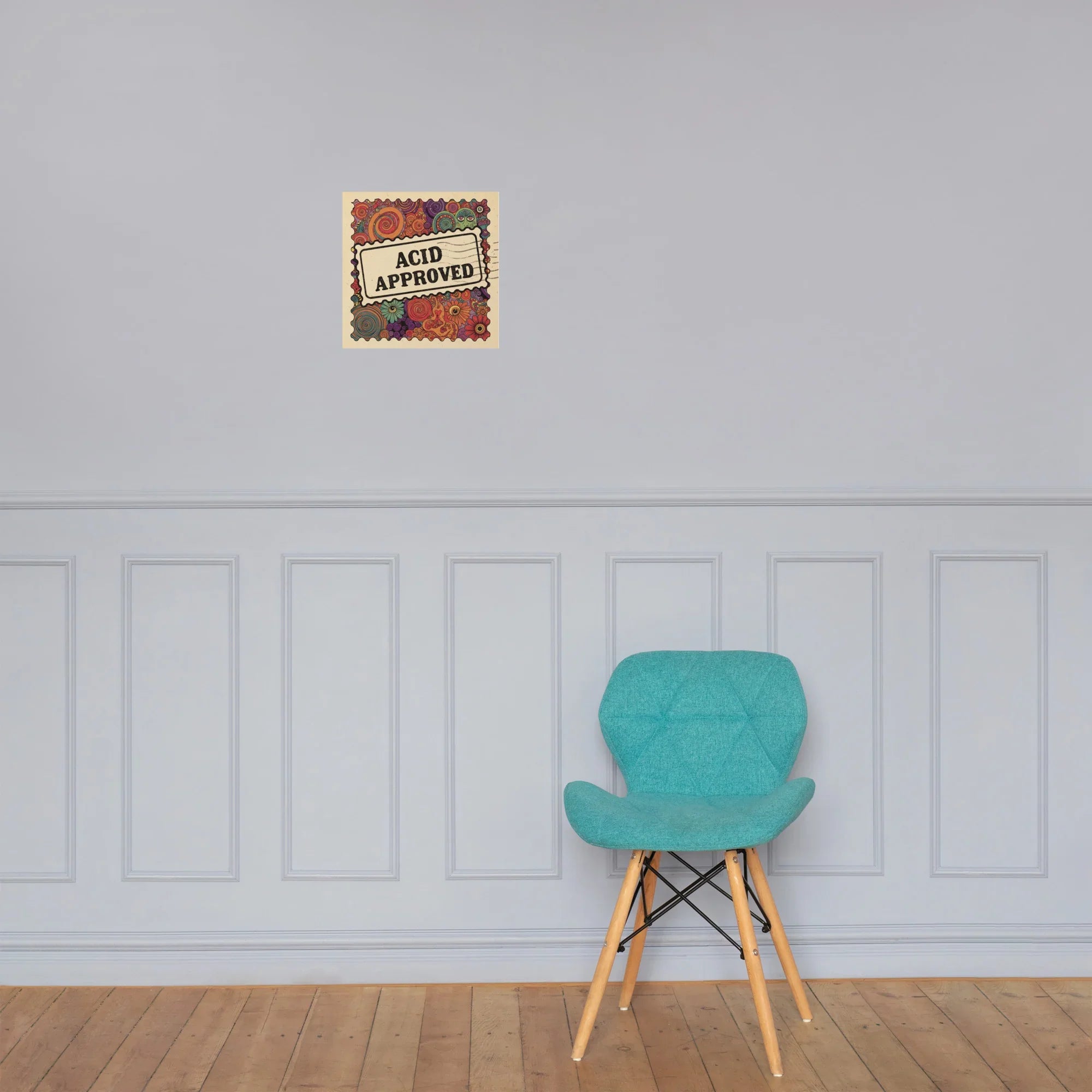 Acid Approved Poster – Psychedelic Trippy Art - RaZits