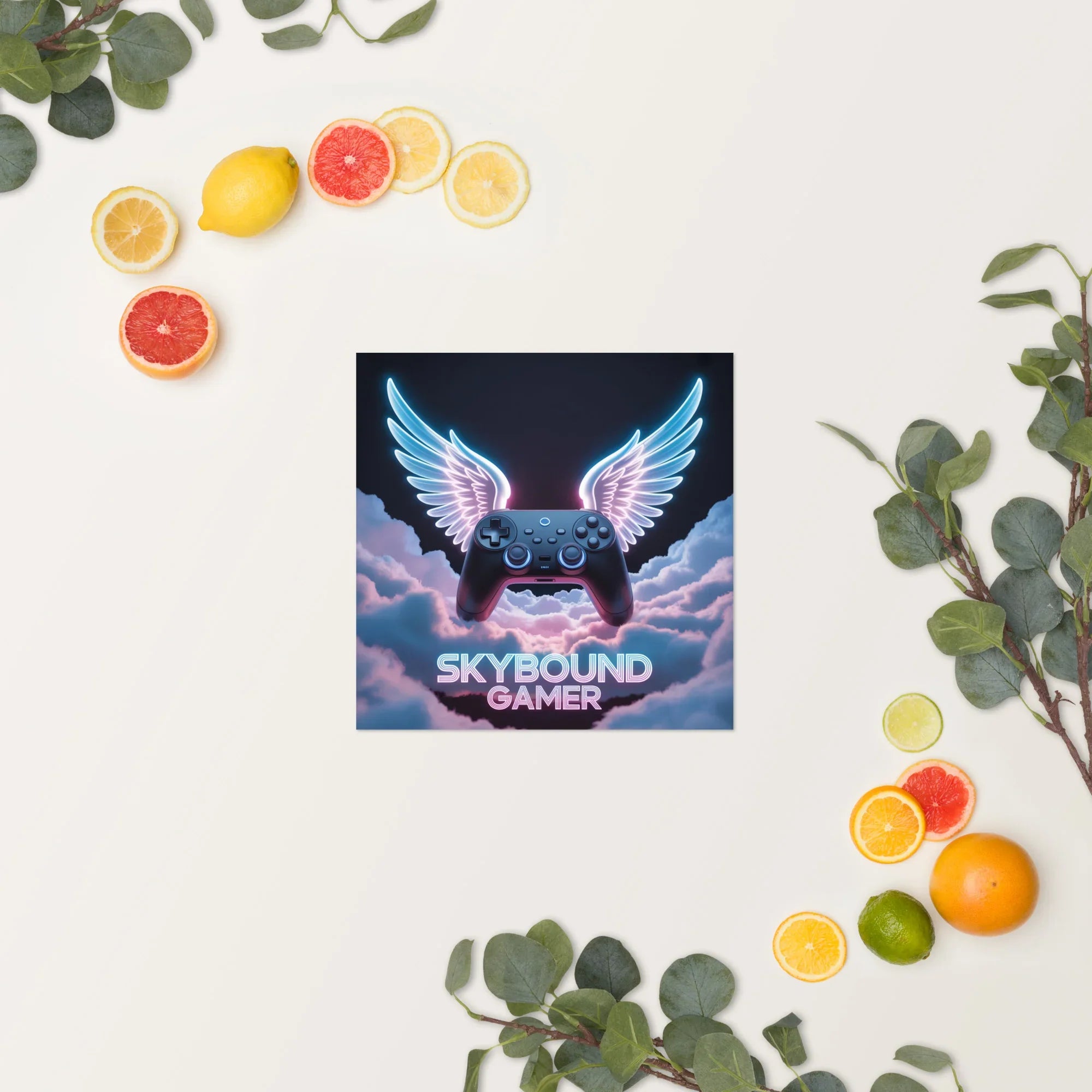 Skybound Gamer Poster – Gaming Wall Art for Gamers - RaZits