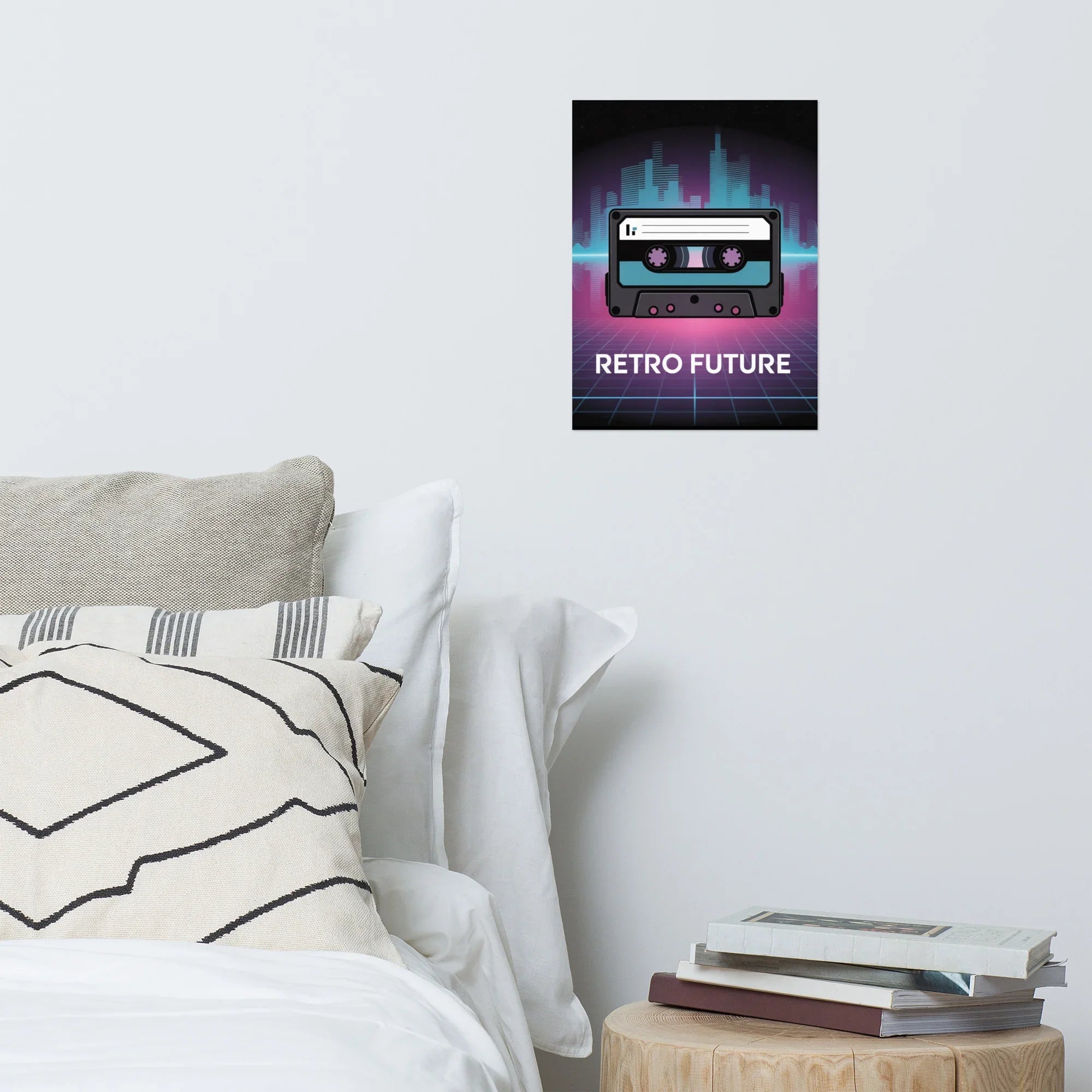 Retro Future Poster – Synthwave Vaporwave Aesthetic - RaZits