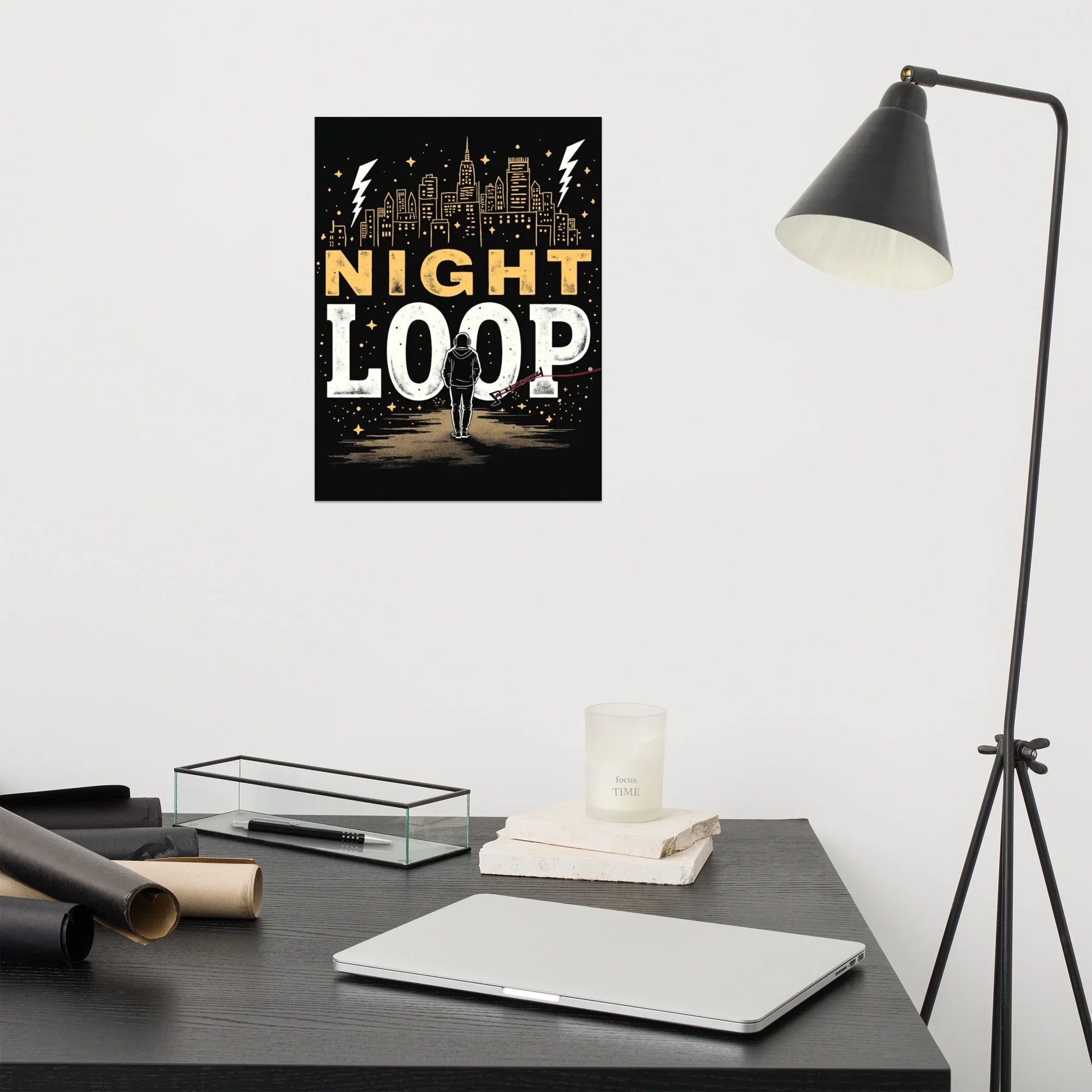 Night Loop Poster – Urban Lo-Fi Mood - RaZits