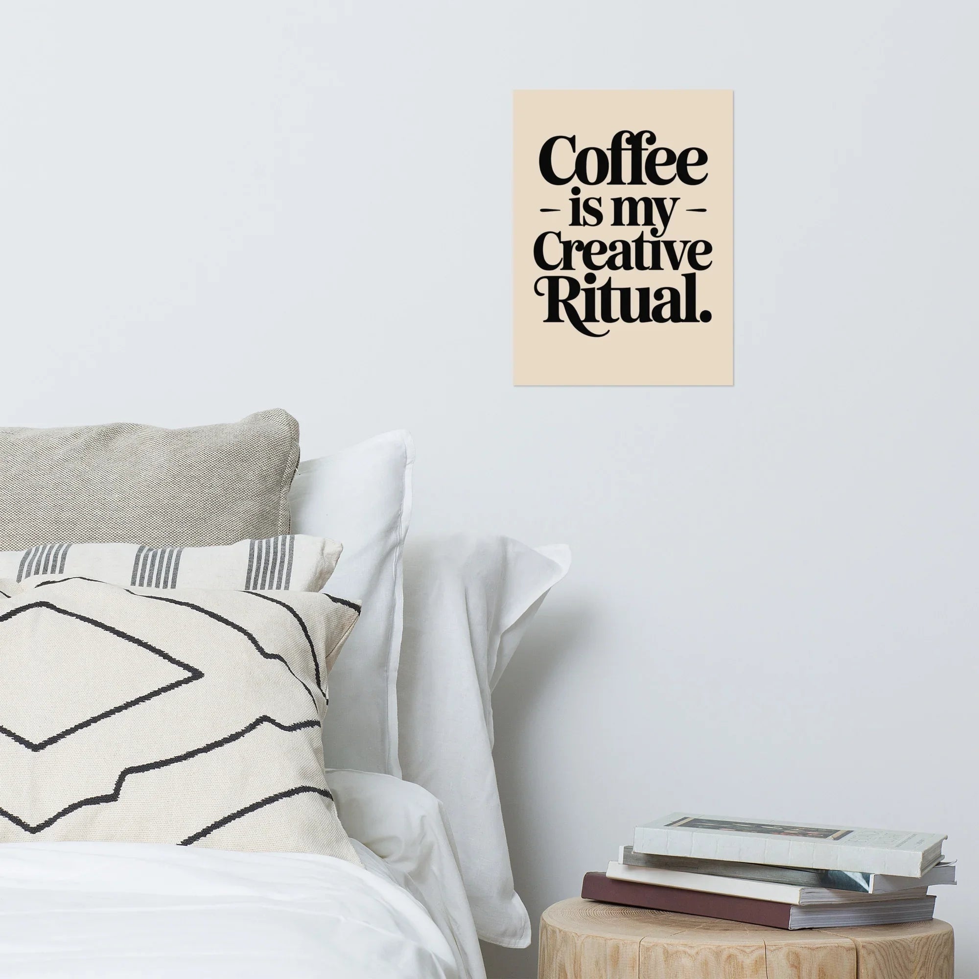 Creative Ritual Wall Art – Bold Coffee Studio Print - RaZits