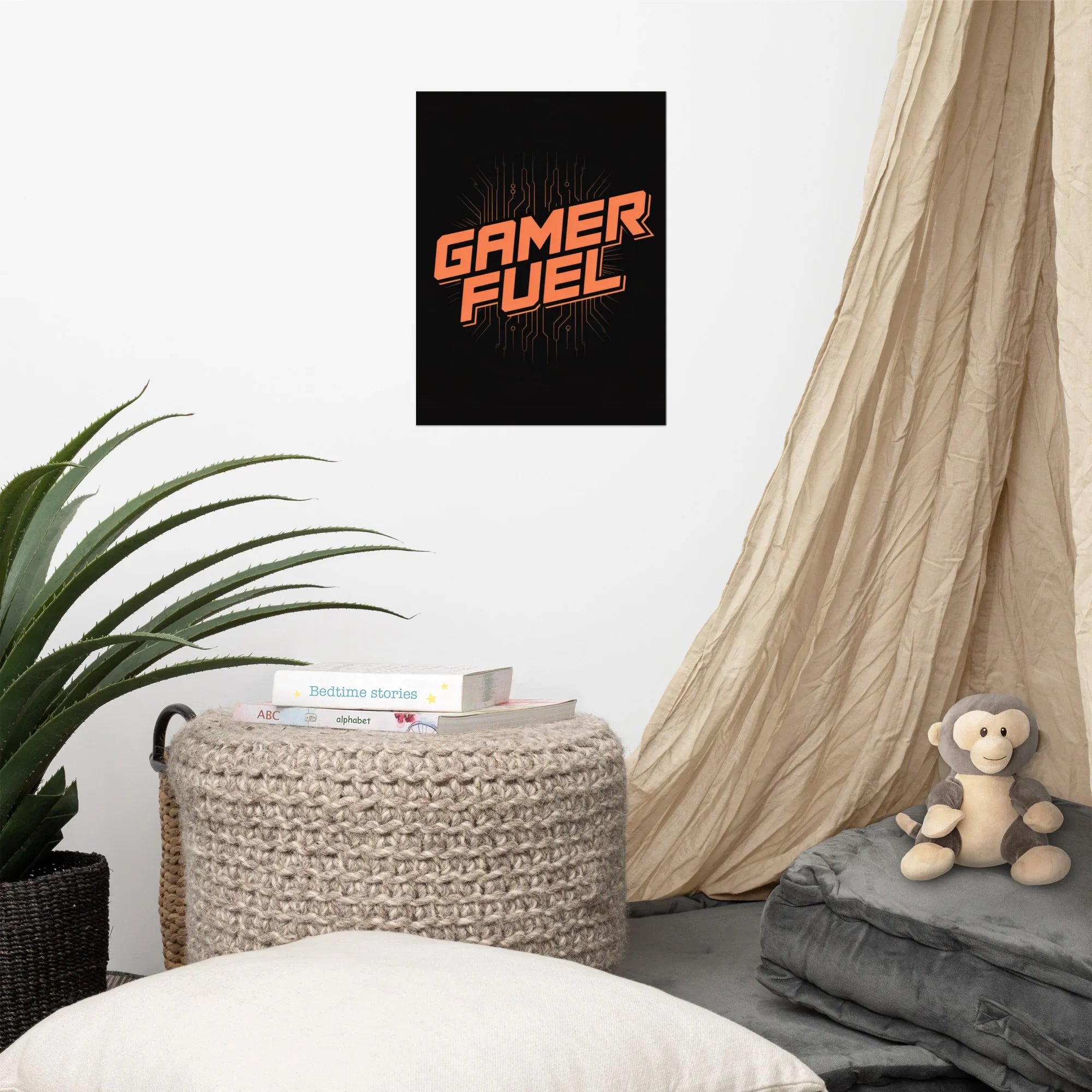 Gamer Fuel – Energy Circuit Gaming Poster - RaZits