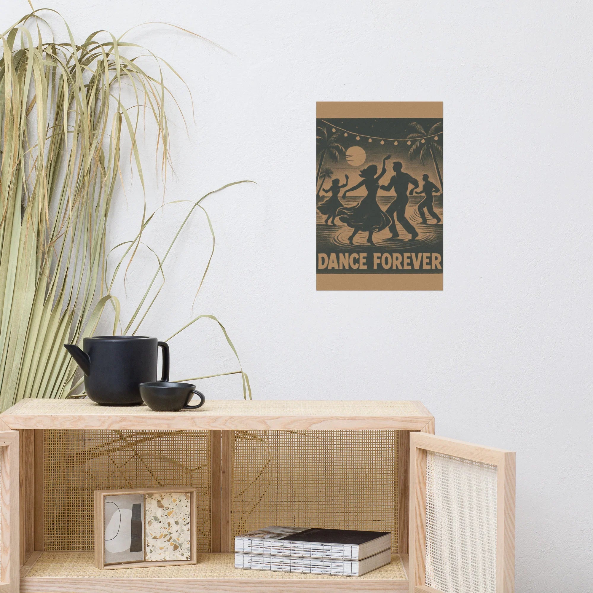 Dance Forever Poster – Vintage Beach Boogie Aesthetic - RaZits