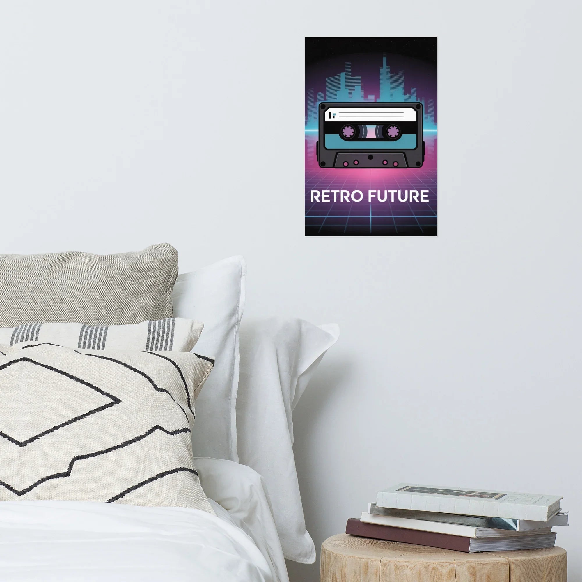 Retro Future Poster – Synthwave Vaporwave Aesthetic - RaZits