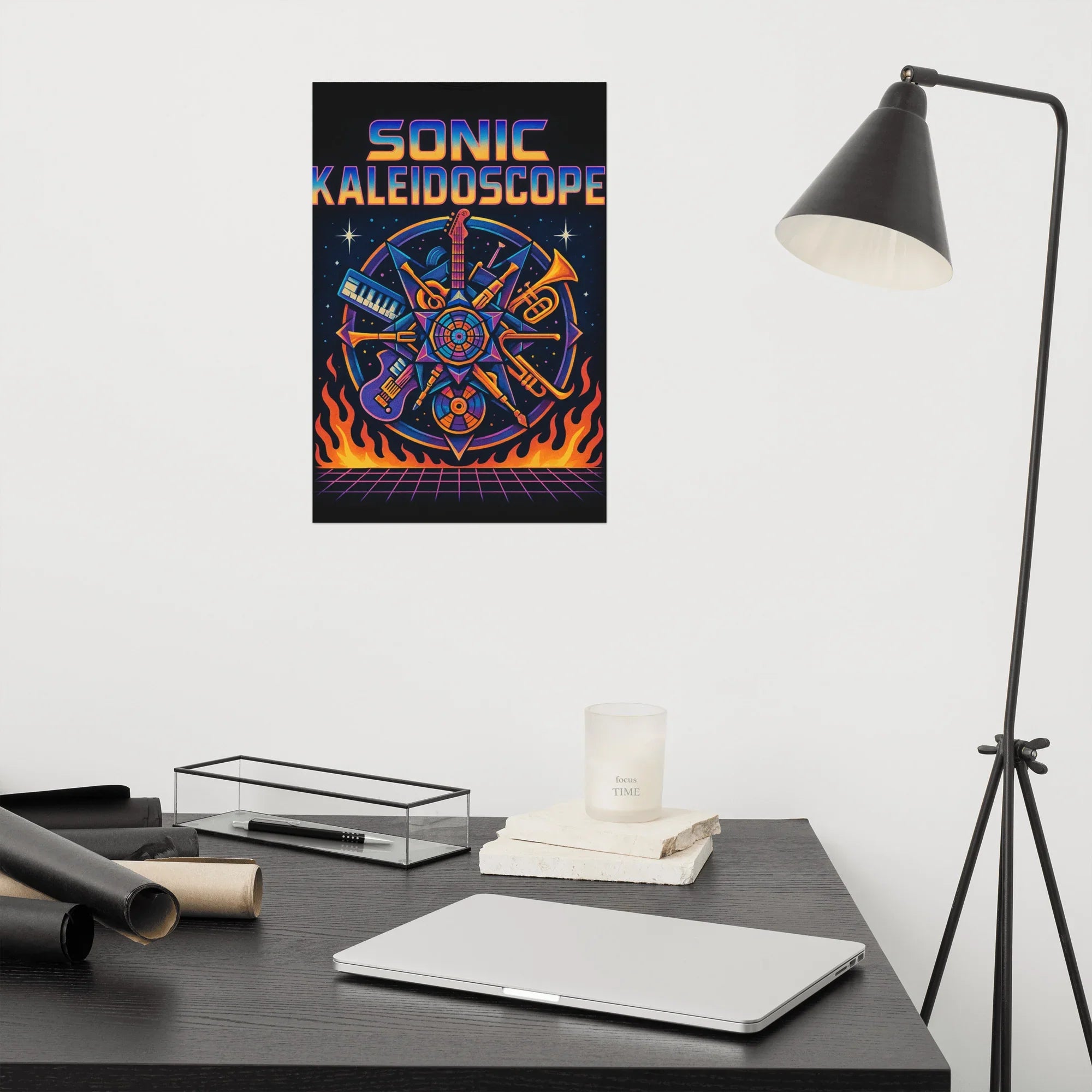 Sonic Kaleidoscope Poster – Psychedelic Music Art - RaZits