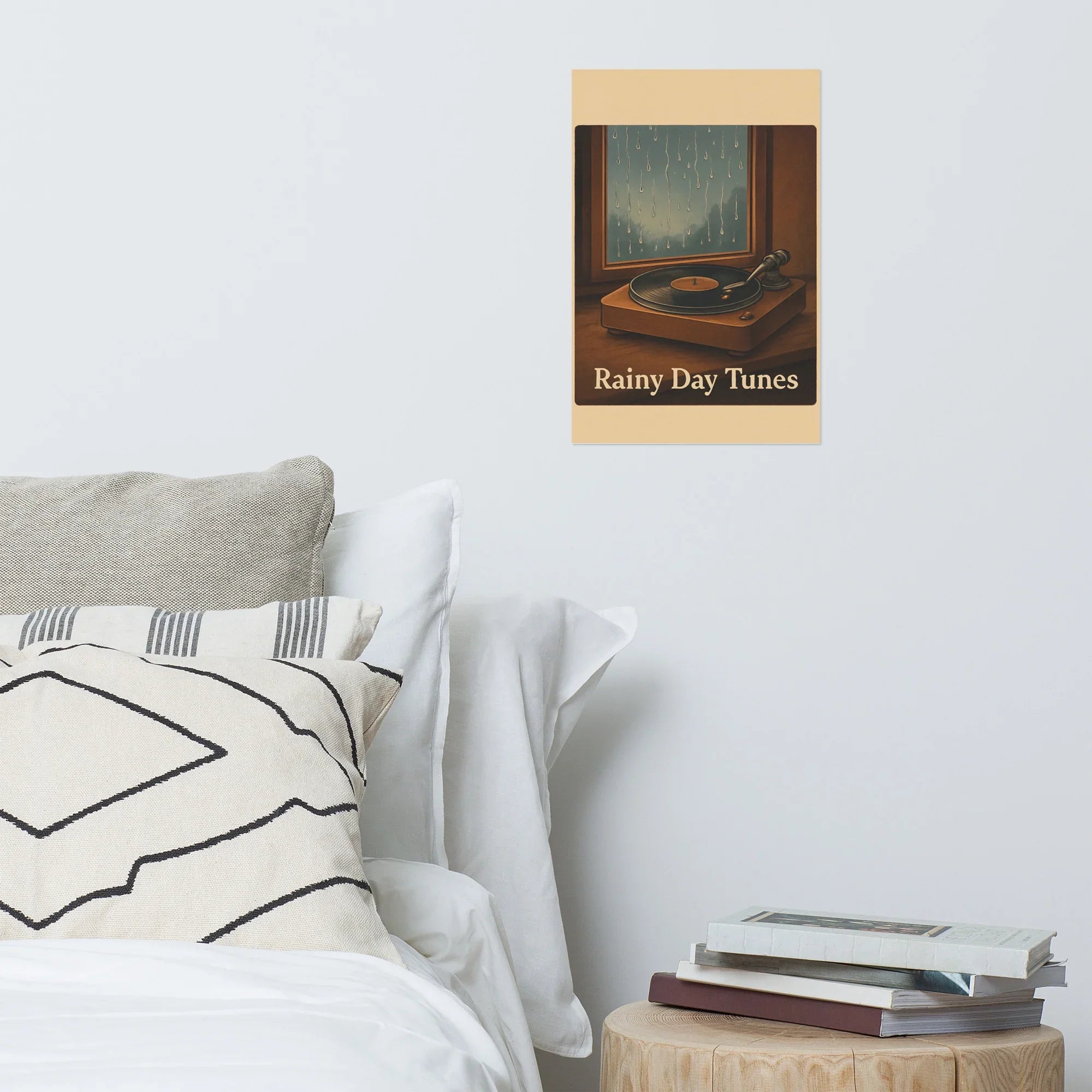 Rainy Day Tunes Poster – Chill Vinyl Vibes - RaZits