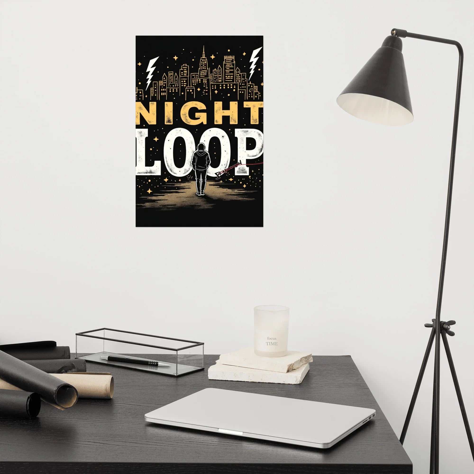 Night Loop Poster – Urban Lo-Fi Mood - RaZits