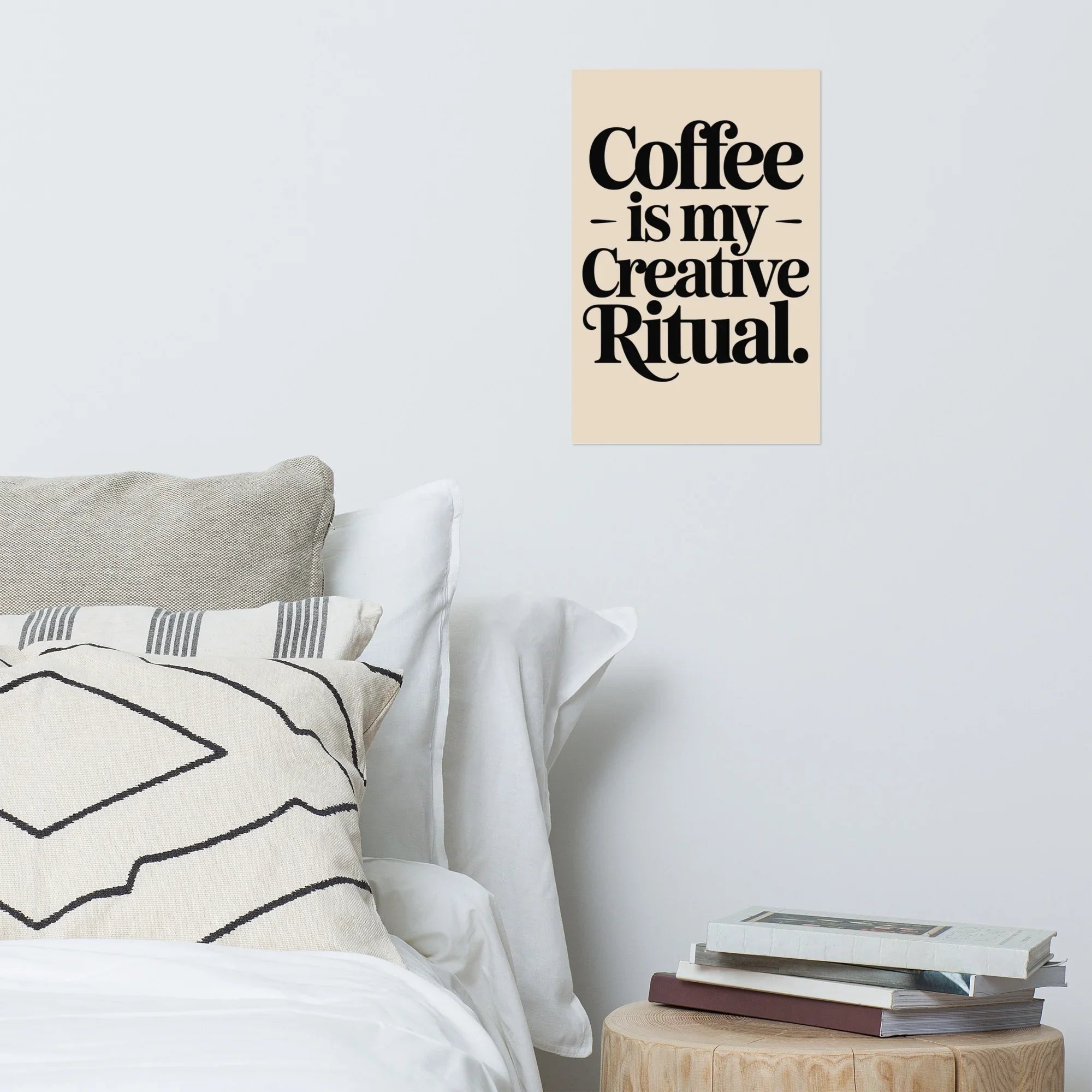 Creative Ritual Wall Art – Bold Coffee Studio Print - RaZits