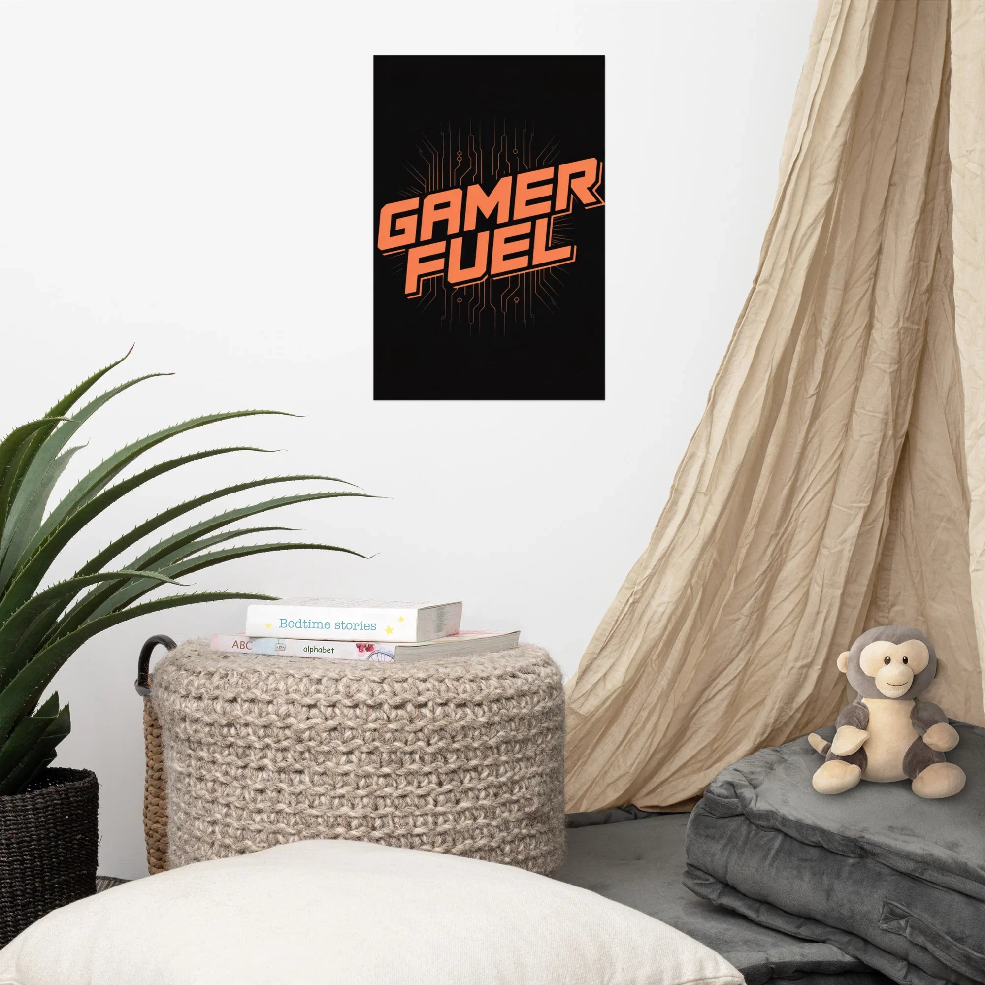 Gamer Fuel – Energy Circuit Gaming Poster - RaZits