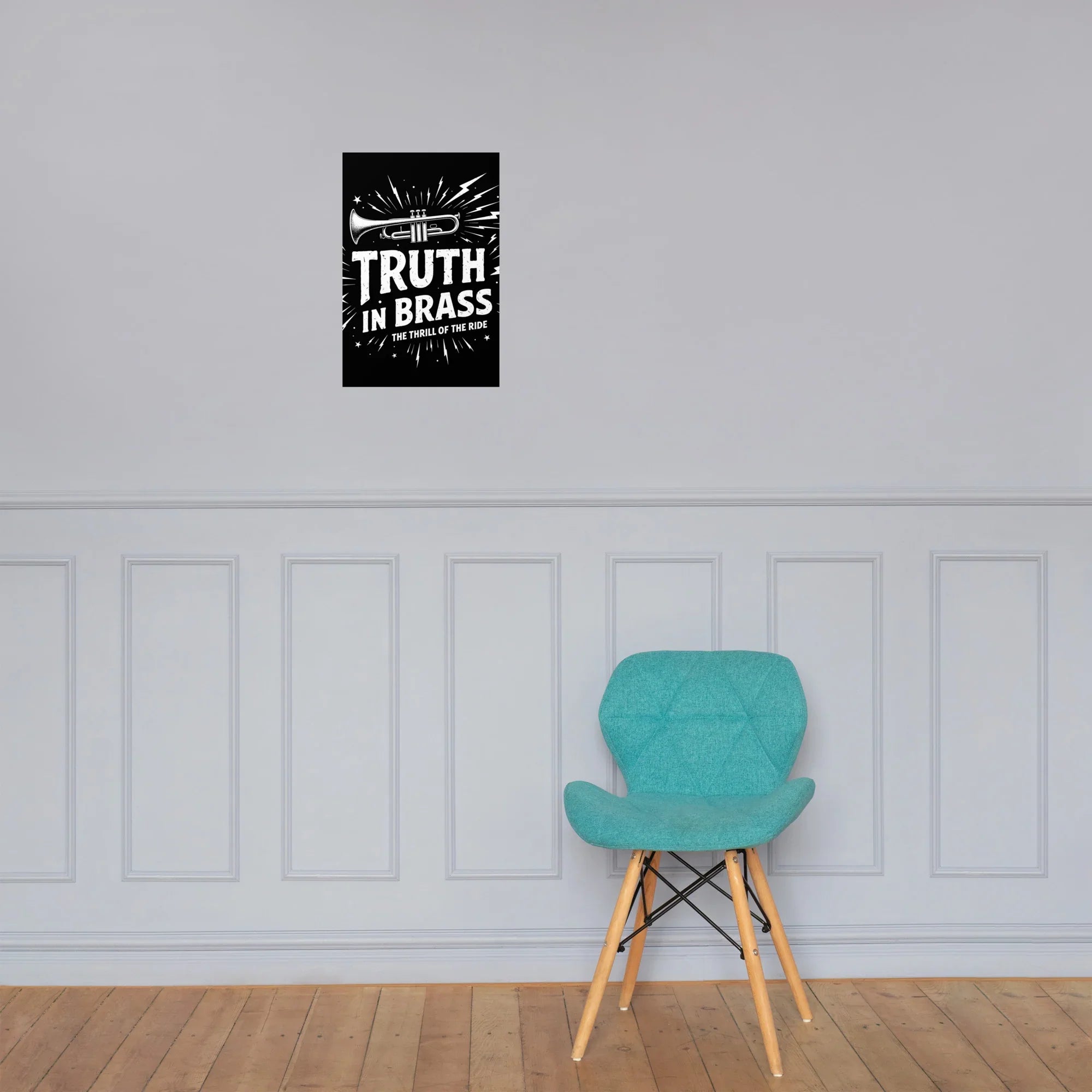 Truth in Brass Poster – Trumpet Energy Burst - RaZits