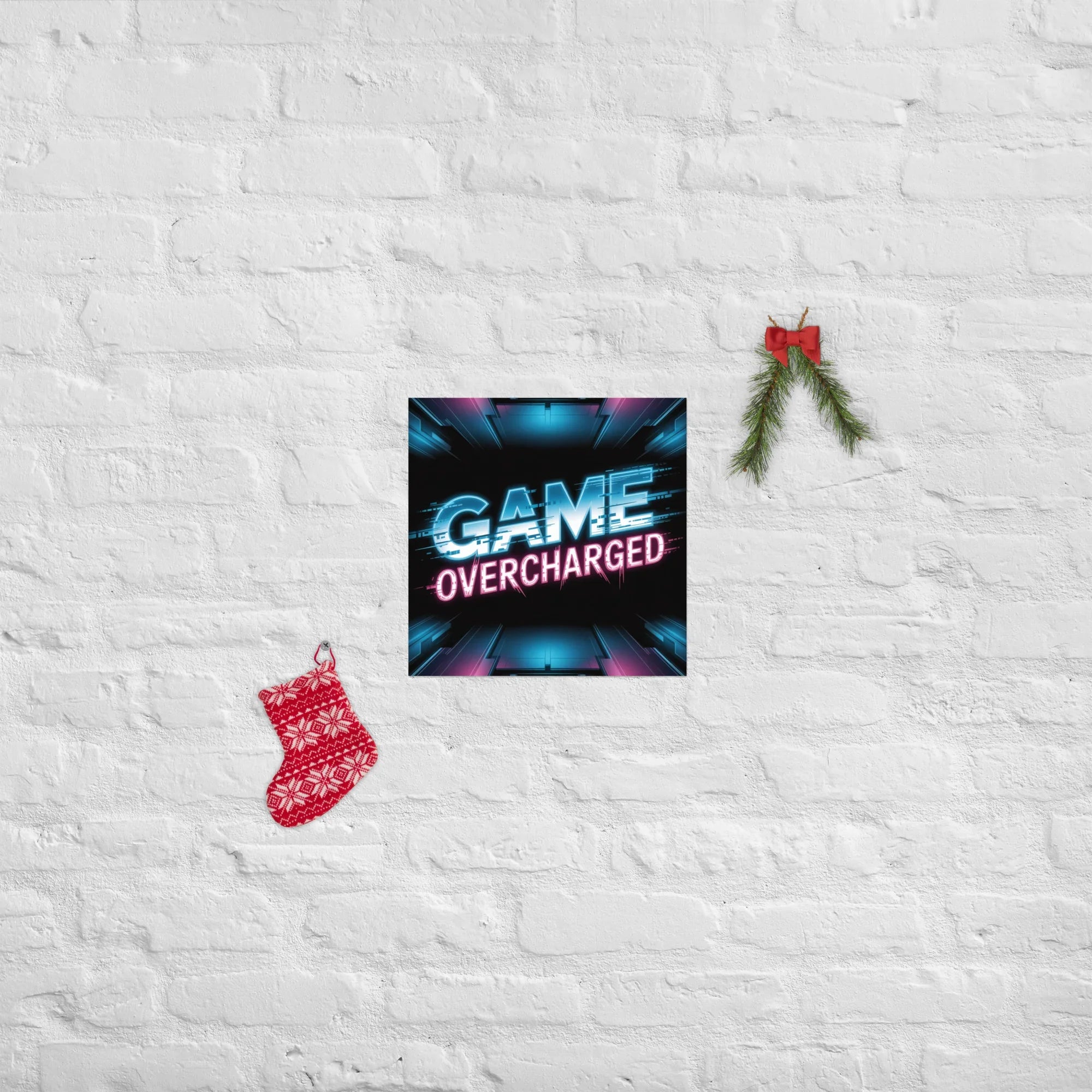 Cyberpunk Gaming Poster – Futuristic Art Print & Neon City Wall Decor for Gamers - RaZits