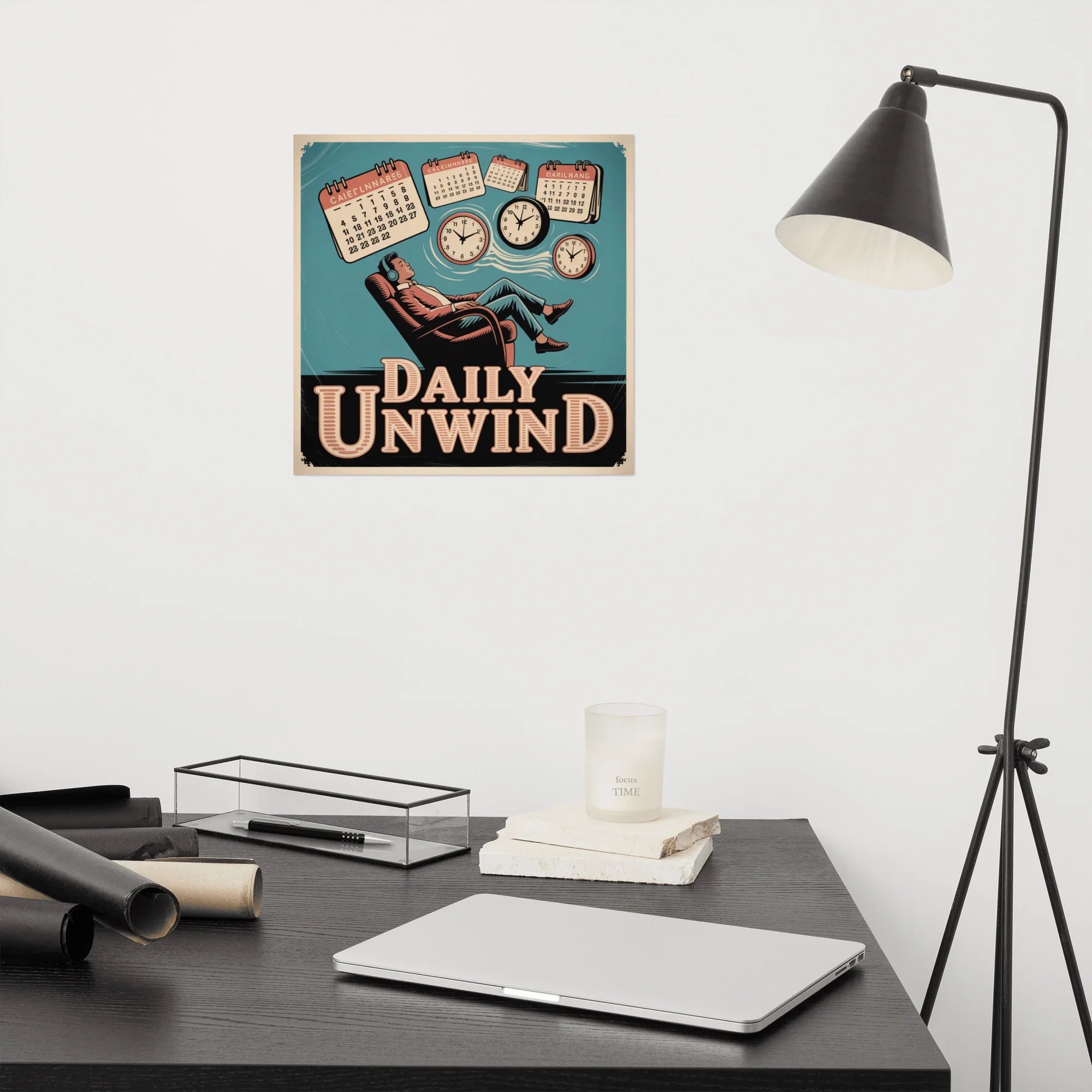 Daily Unwind Poster – Lo-Fi Relaxation & Chill Decor - RaZits