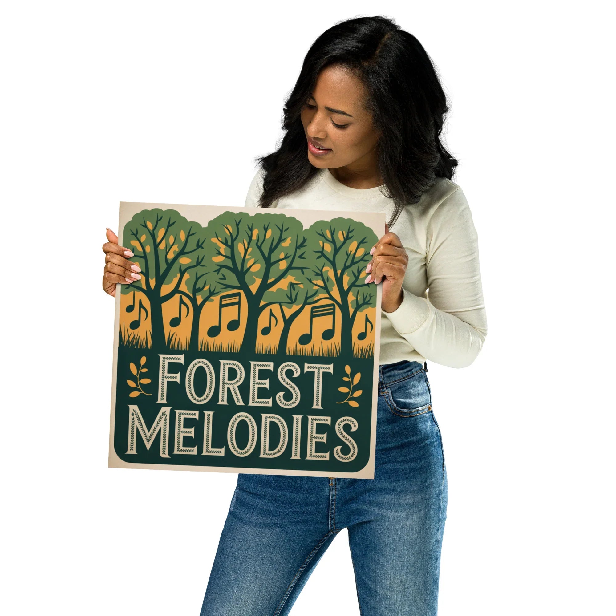 Forest Melodies Poster – Nature-Inspired Symphony - RaZits