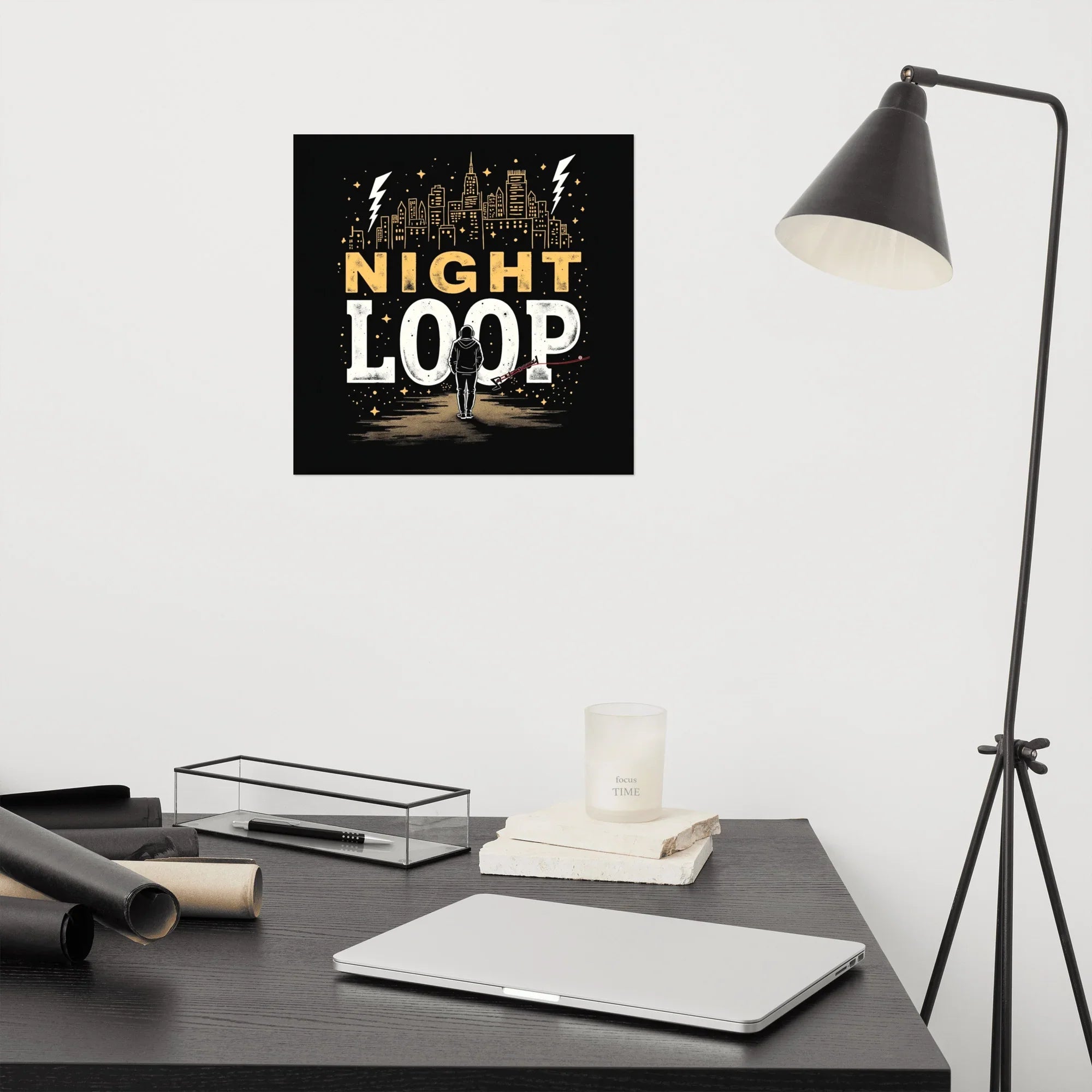 Night Loop Poster – Urban Lo-Fi Mood - RaZits