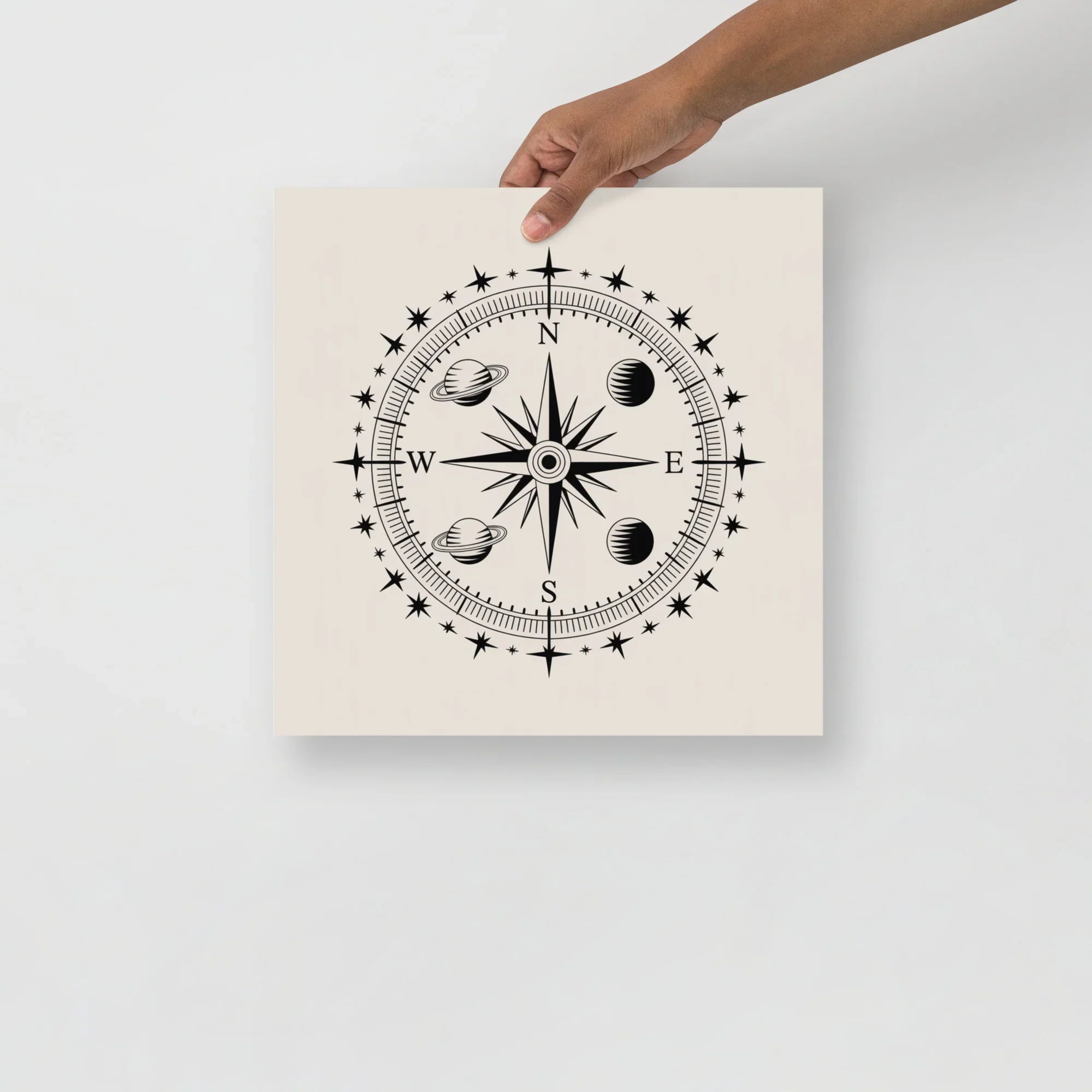 Celestial Compass Poster – Navigational Astrology Art - RaZits
