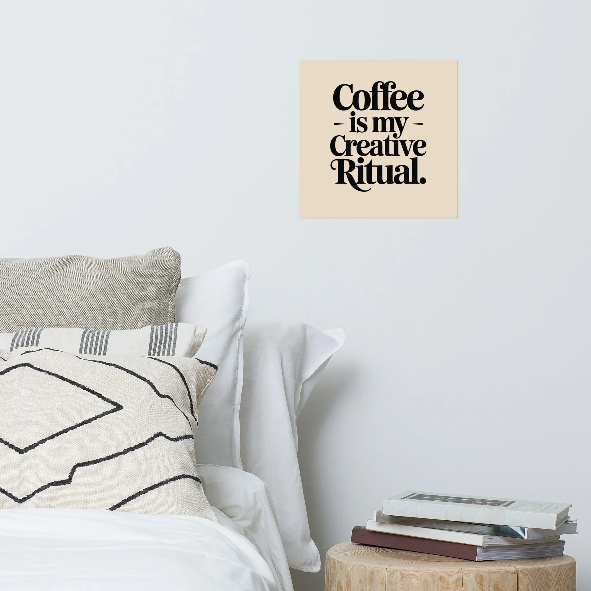 Creative Ritual Wall Art – Bold Coffee Studio Print - RaZits