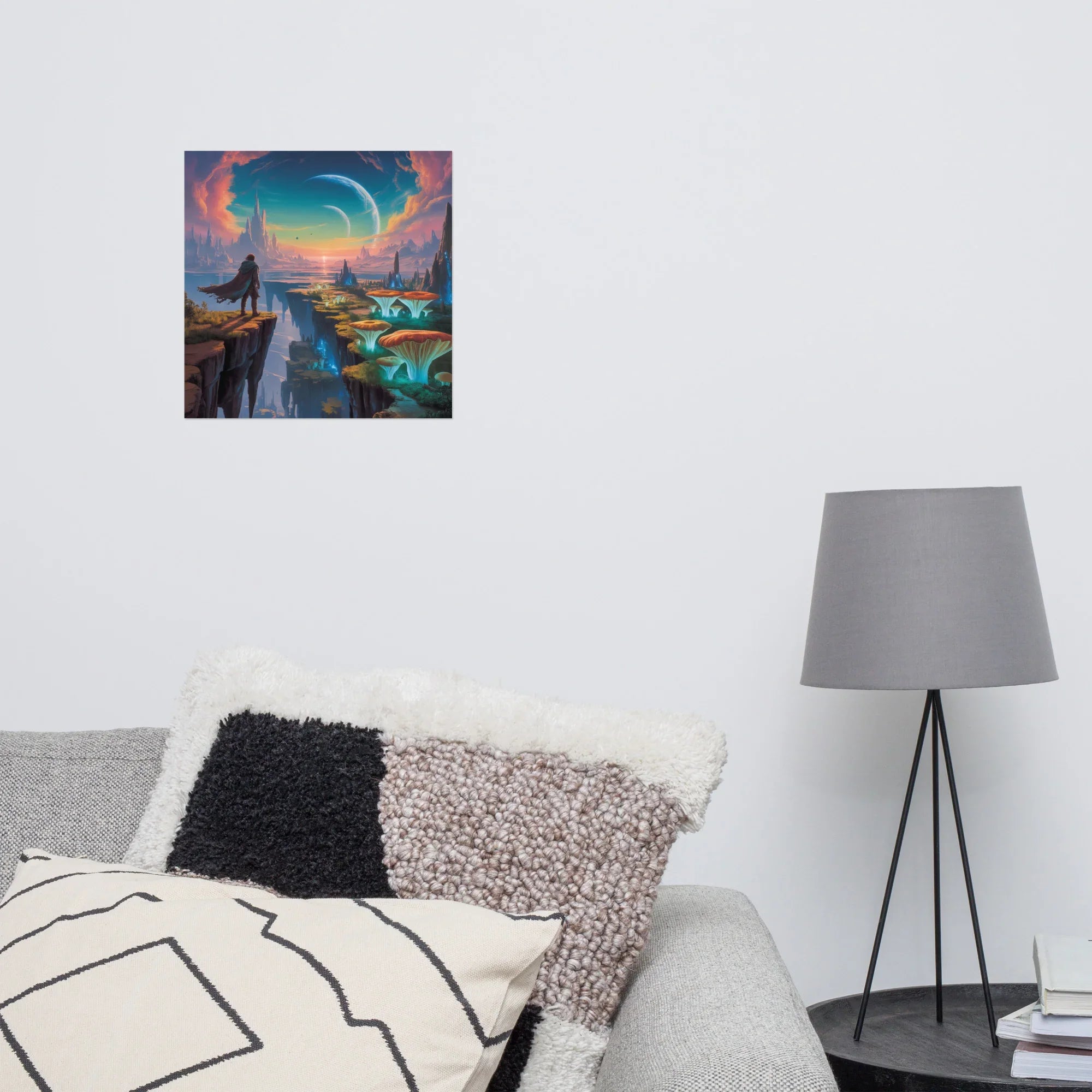 Echoes of Etherea – Fantasy Sci-Fi Adventure Gaming Wall Art - RaZits