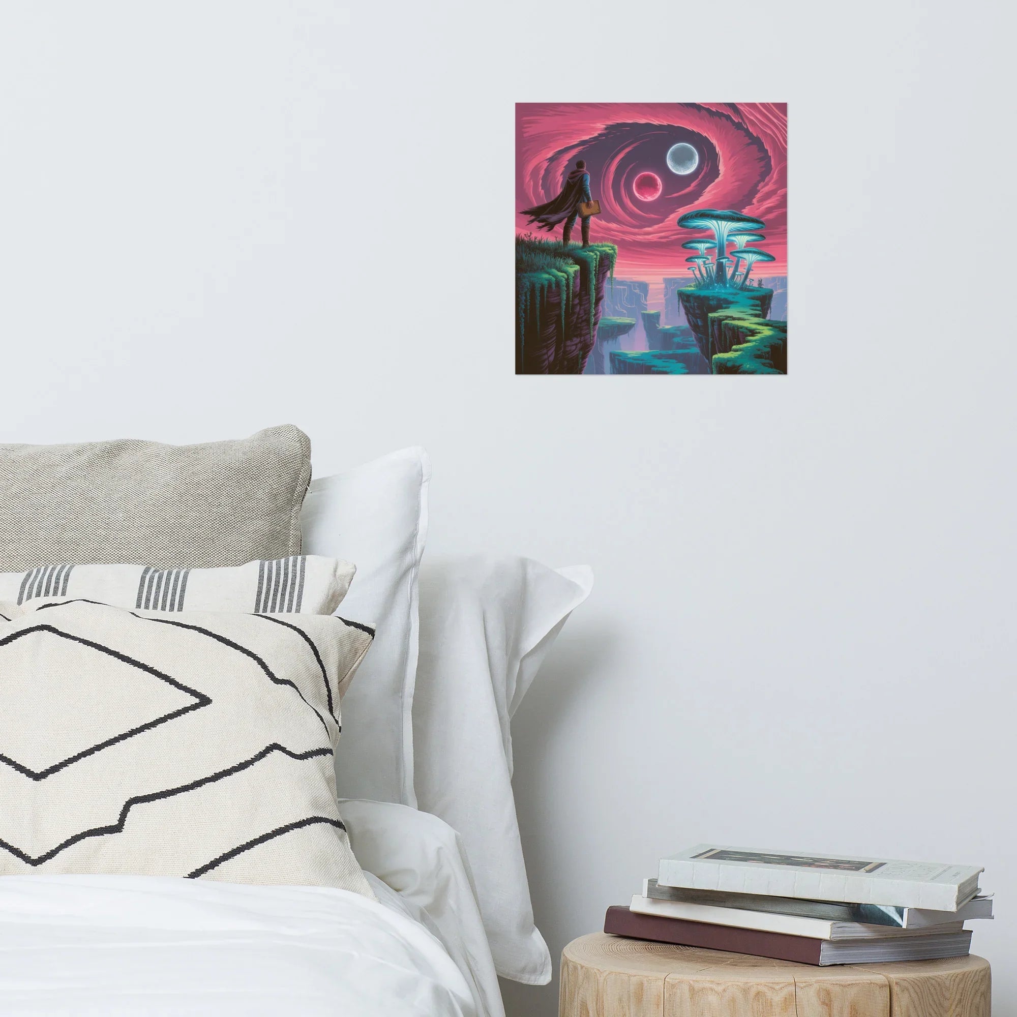 Celestial Explorer Fantasy Landscape Poster - RaZits