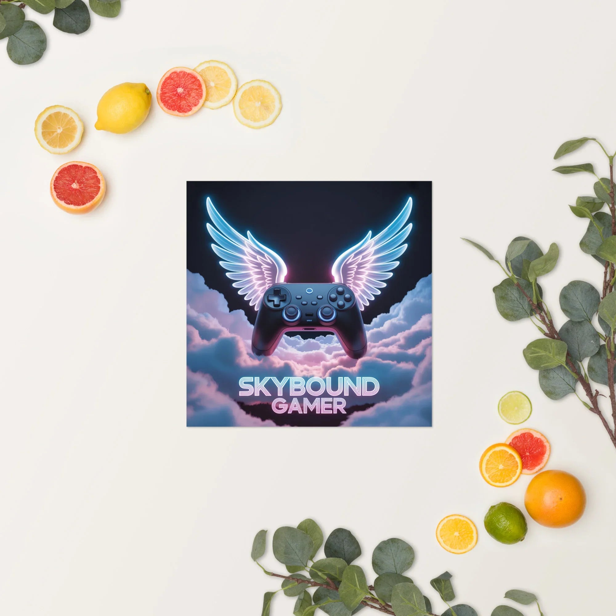 Skybound Gamer Poster – Gaming Wall Art for Gamers - RaZits