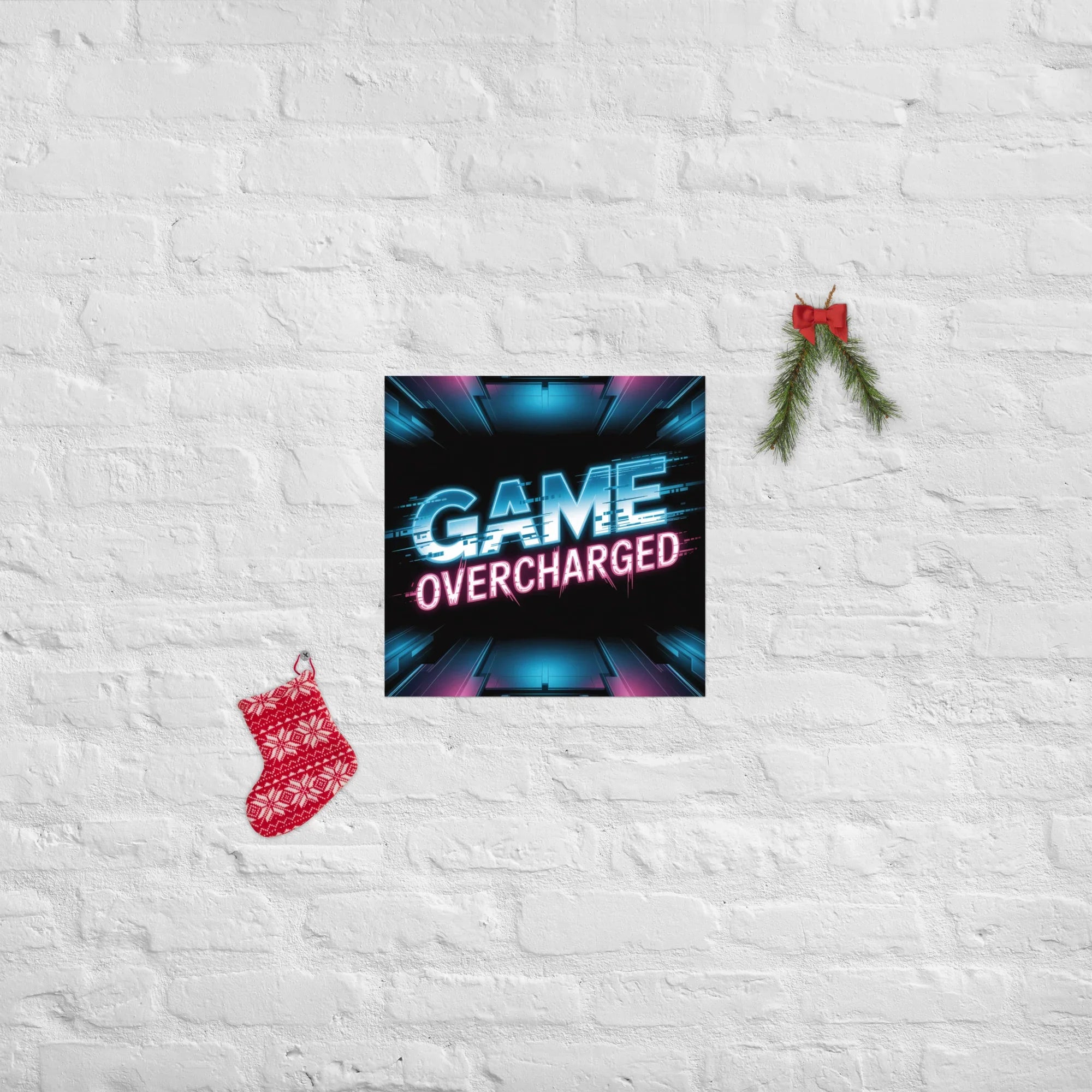 Cyberpunk Gaming Poster – Futuristic Art Print & Neon City Wall Decor for Gamers - RaZits