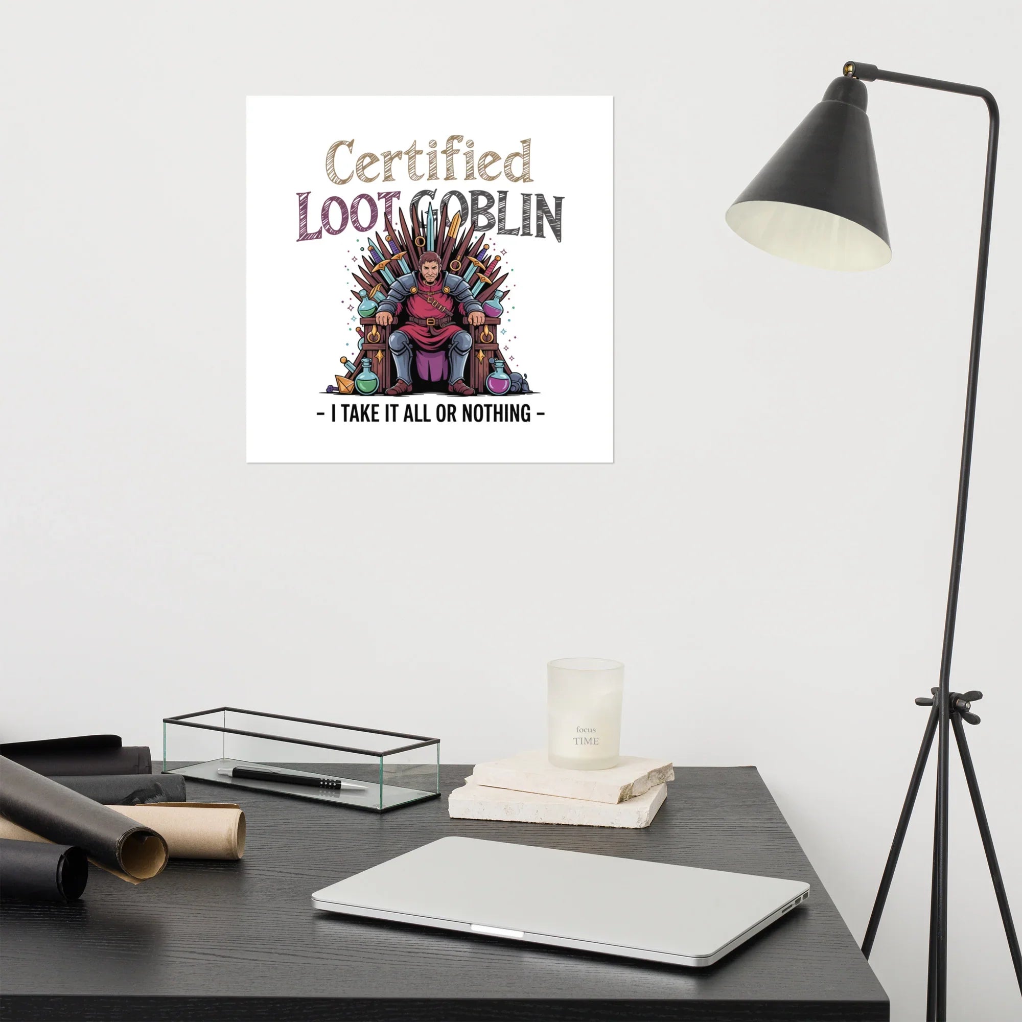 Certified Loot Goblin Poster – Funny RPG Gamer Art - RaZits
