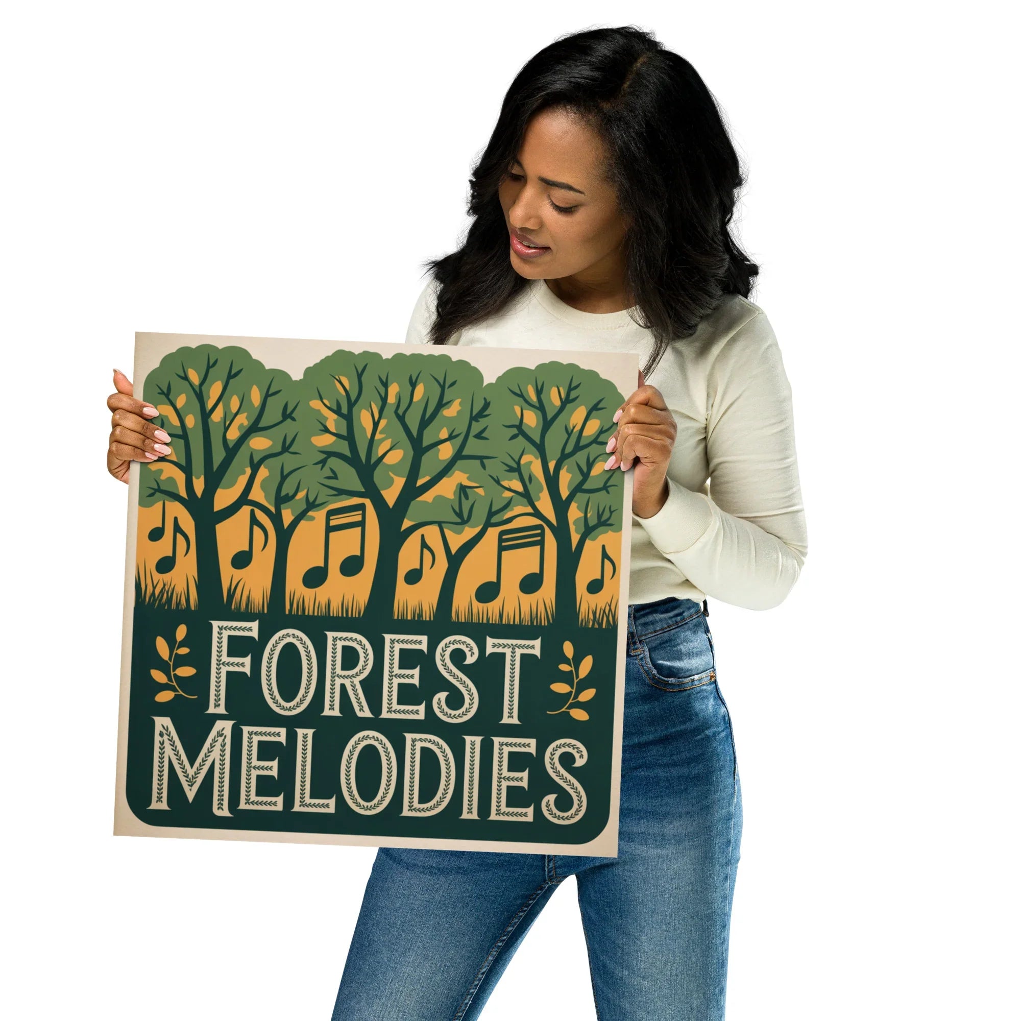 Forest Melodies Poster – Nature-Inspired Symphony - RaZits