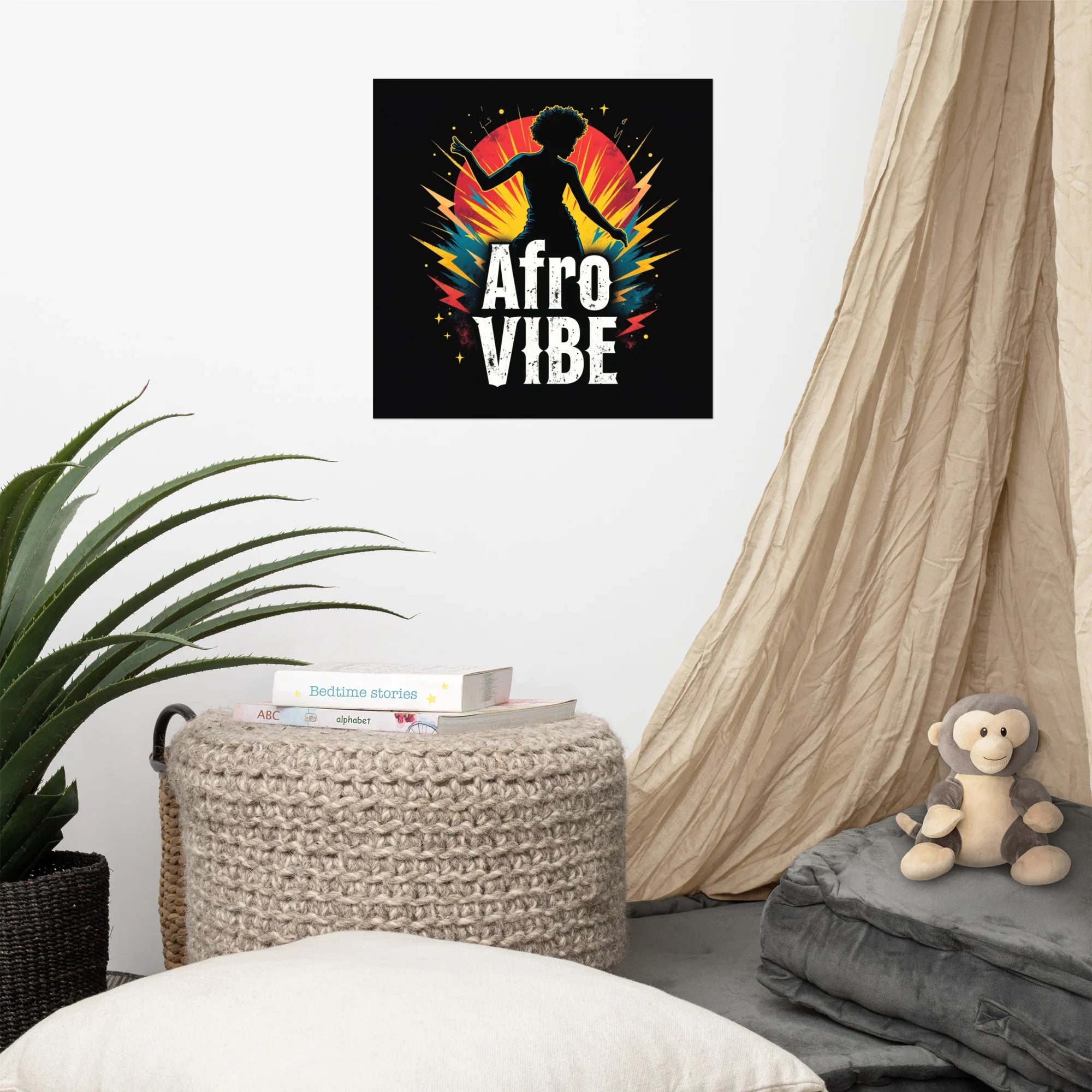 Afro Vibe Poster – Bold Dance & Music Energy - RaZits