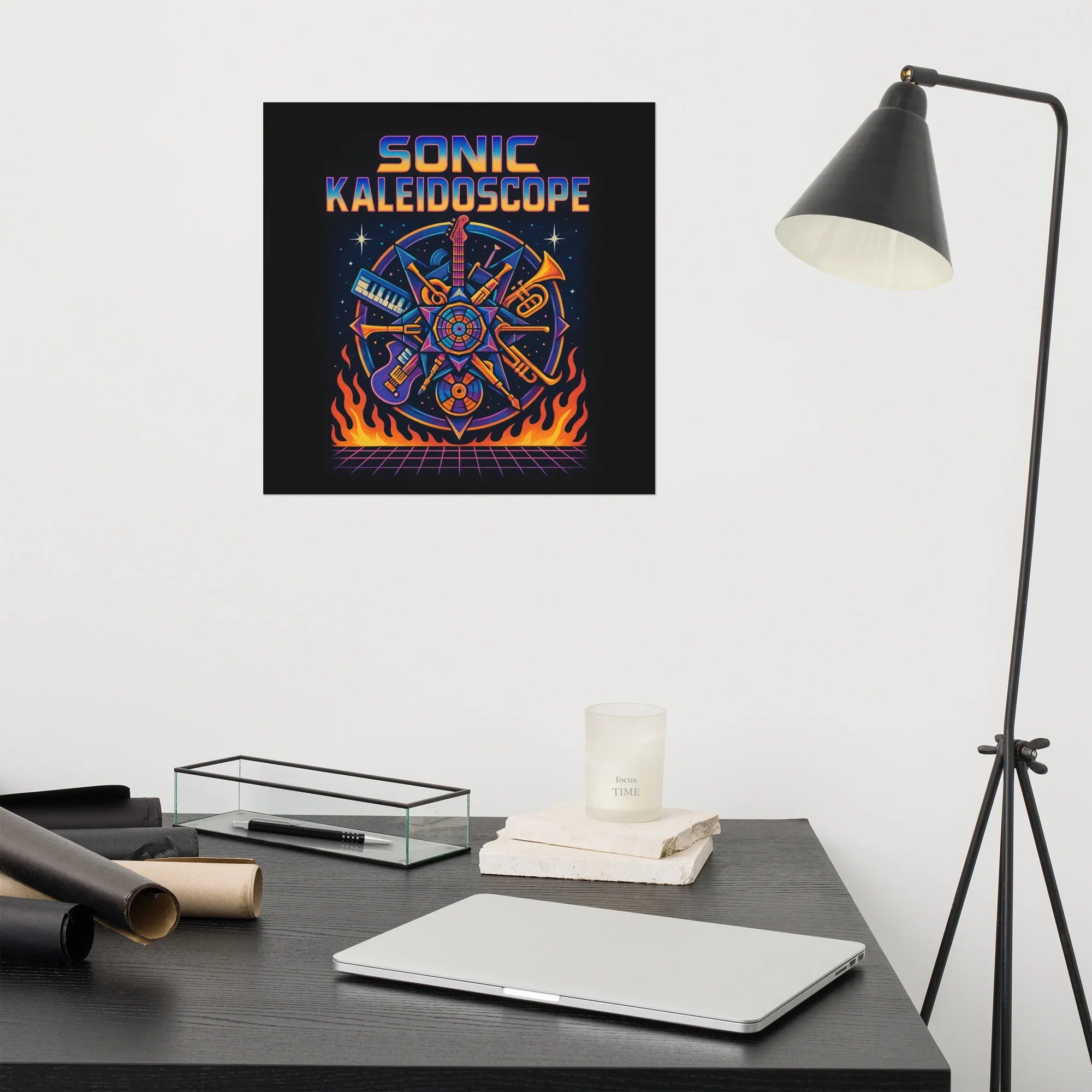Sonic Kaleidoscope Poster – Psychedelic Music Art - RaZits