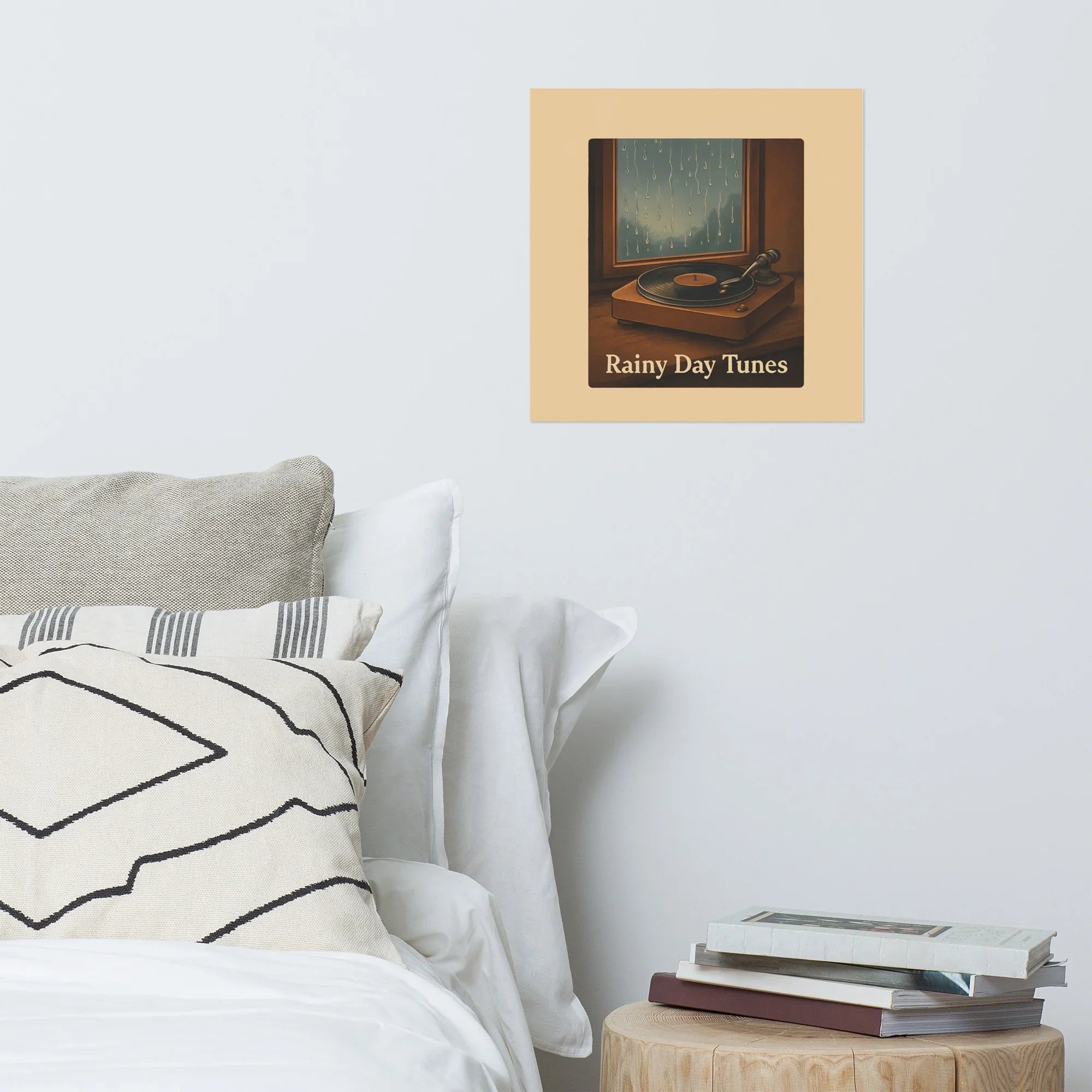 Rainy Day Tunes Poster – Chill Vinyl Vibes - RaZits