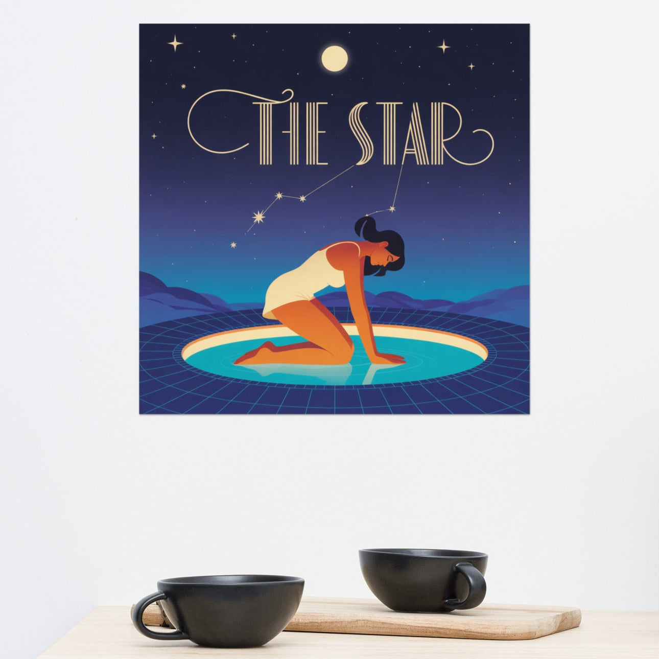 The Star Tarot Poster – Cosmic Divine Feminine Art - RaZits
