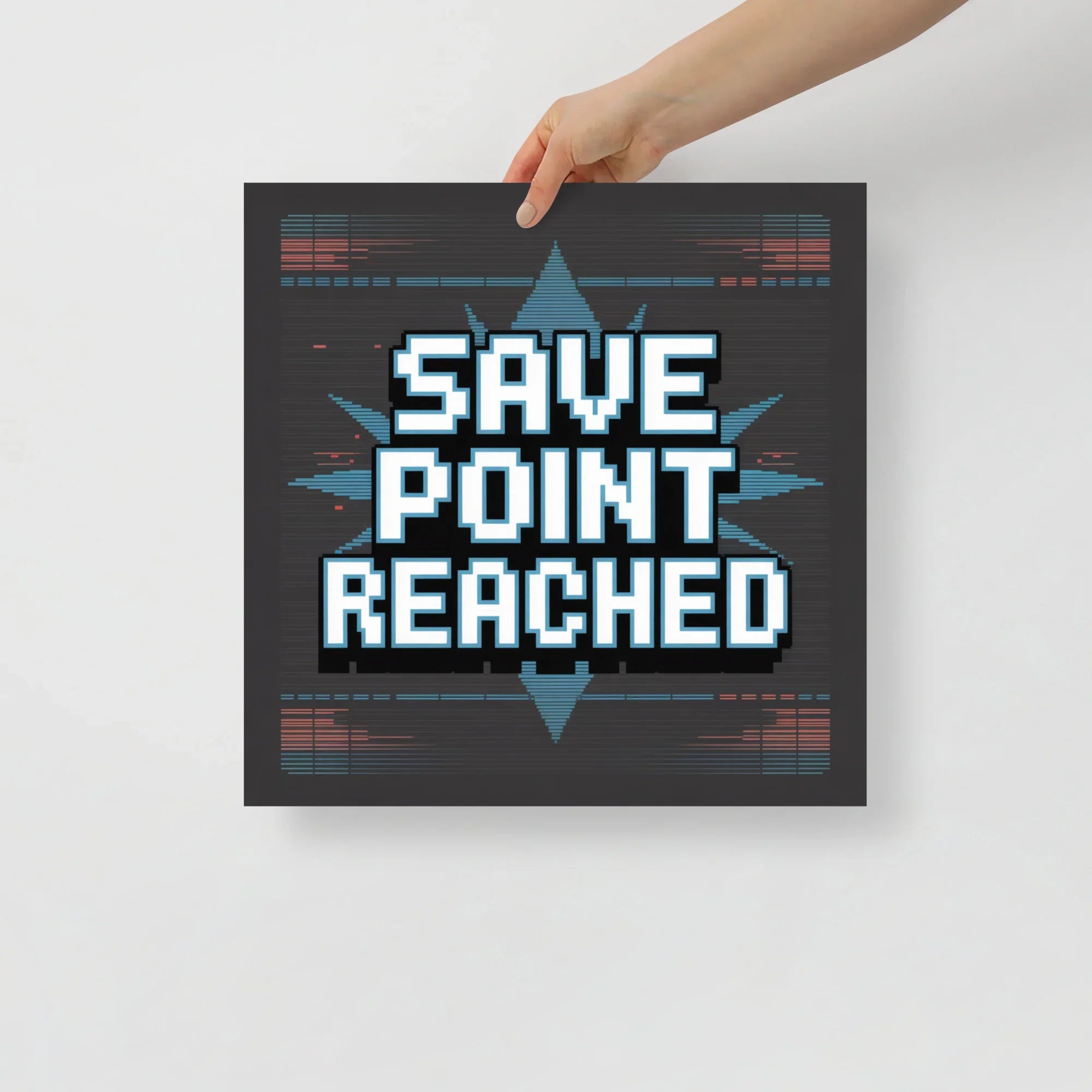 Save Point Reached Gaming Poster - RaZits