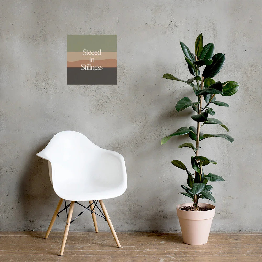Steeped in Stillness Wall Art – Calm Coffee Meditation - RaZits