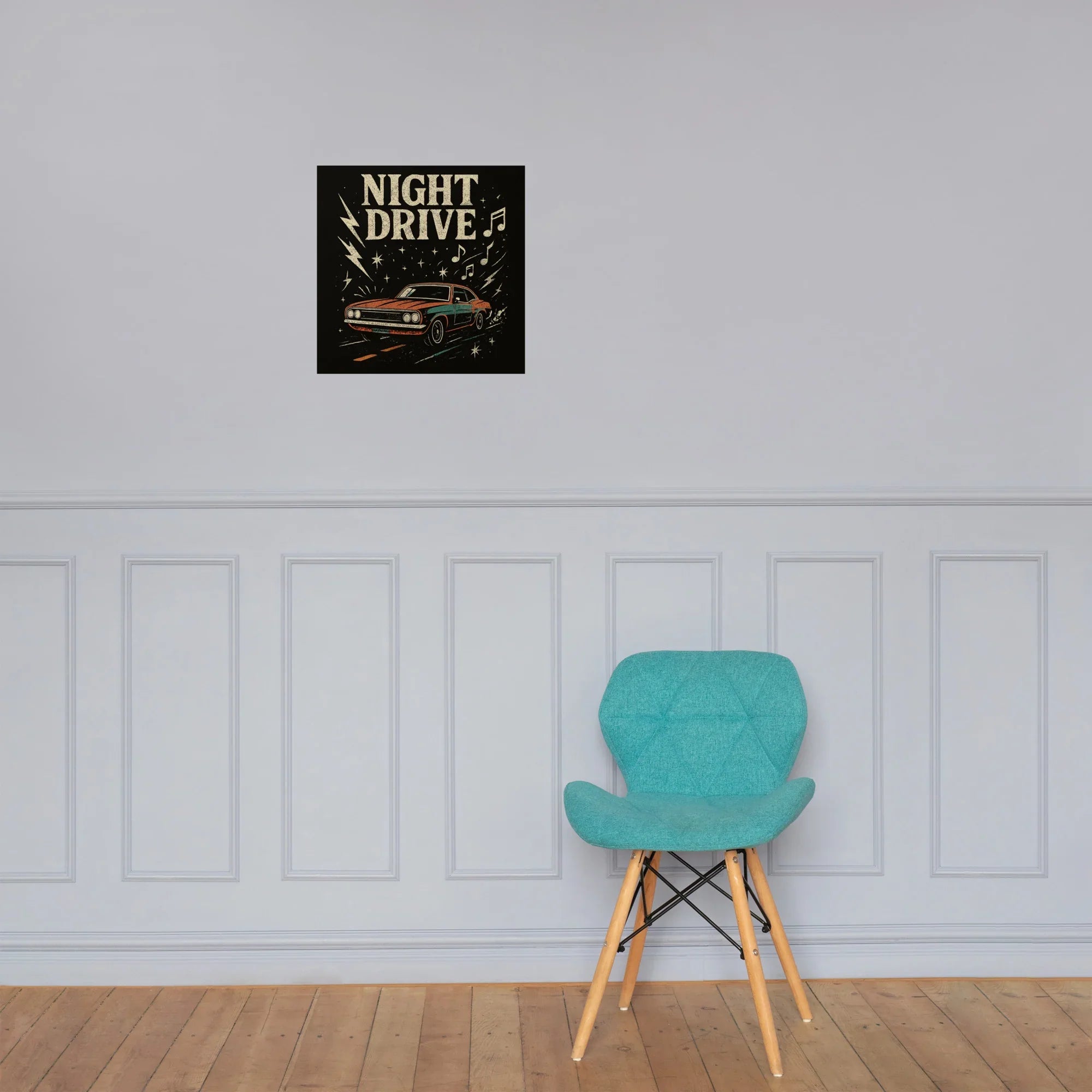 Night Drive Poster – Moody Retro Roadtrip - RaZits