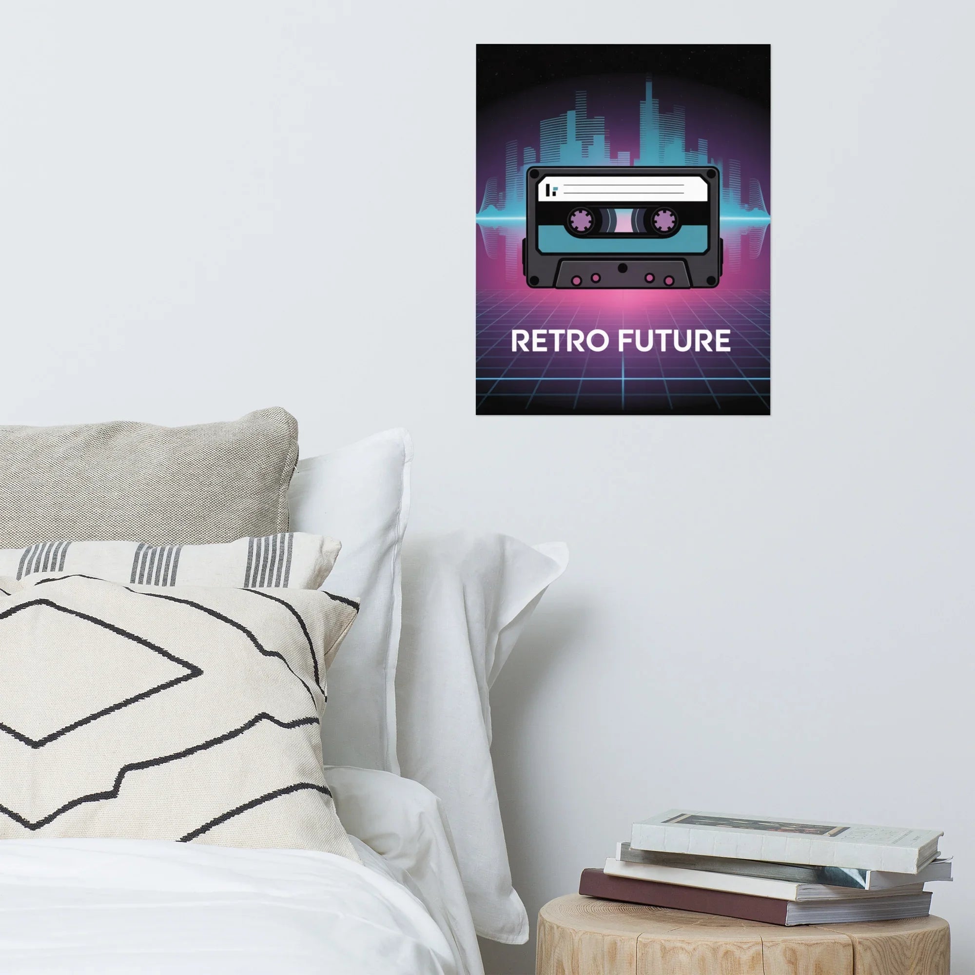 Retro Future Poster – Synthwave Vaporwave Aesthetic - RaZits