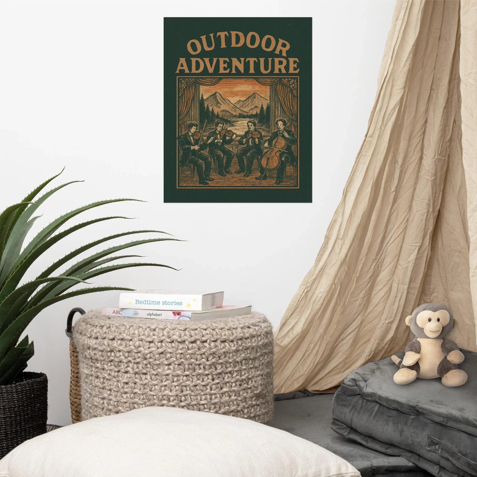 Outdoor Adventure Poster – String Quartet in the Wild - RaZits