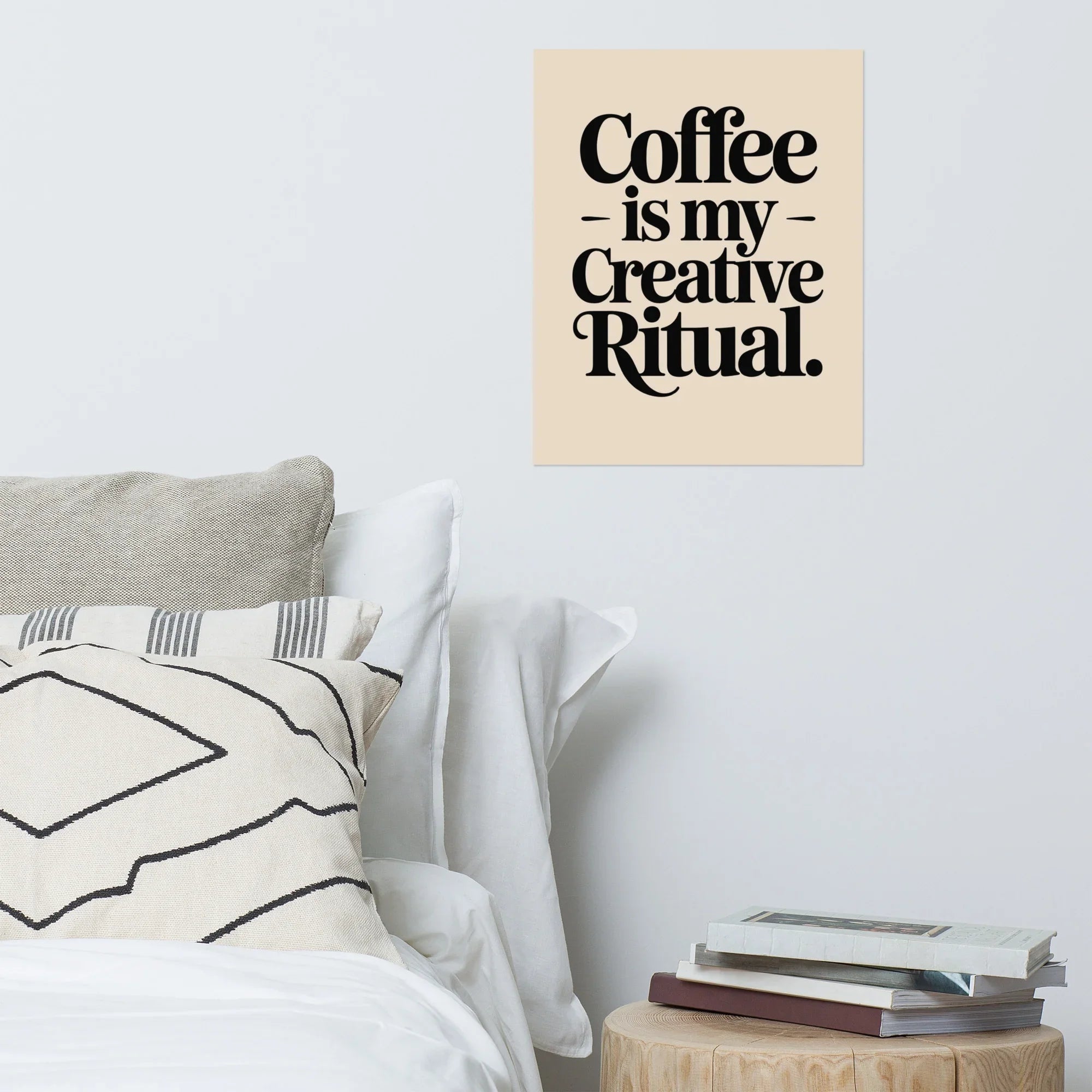 Creative Ritual Wall Art – Bold Coffee Studio Print - RaZits