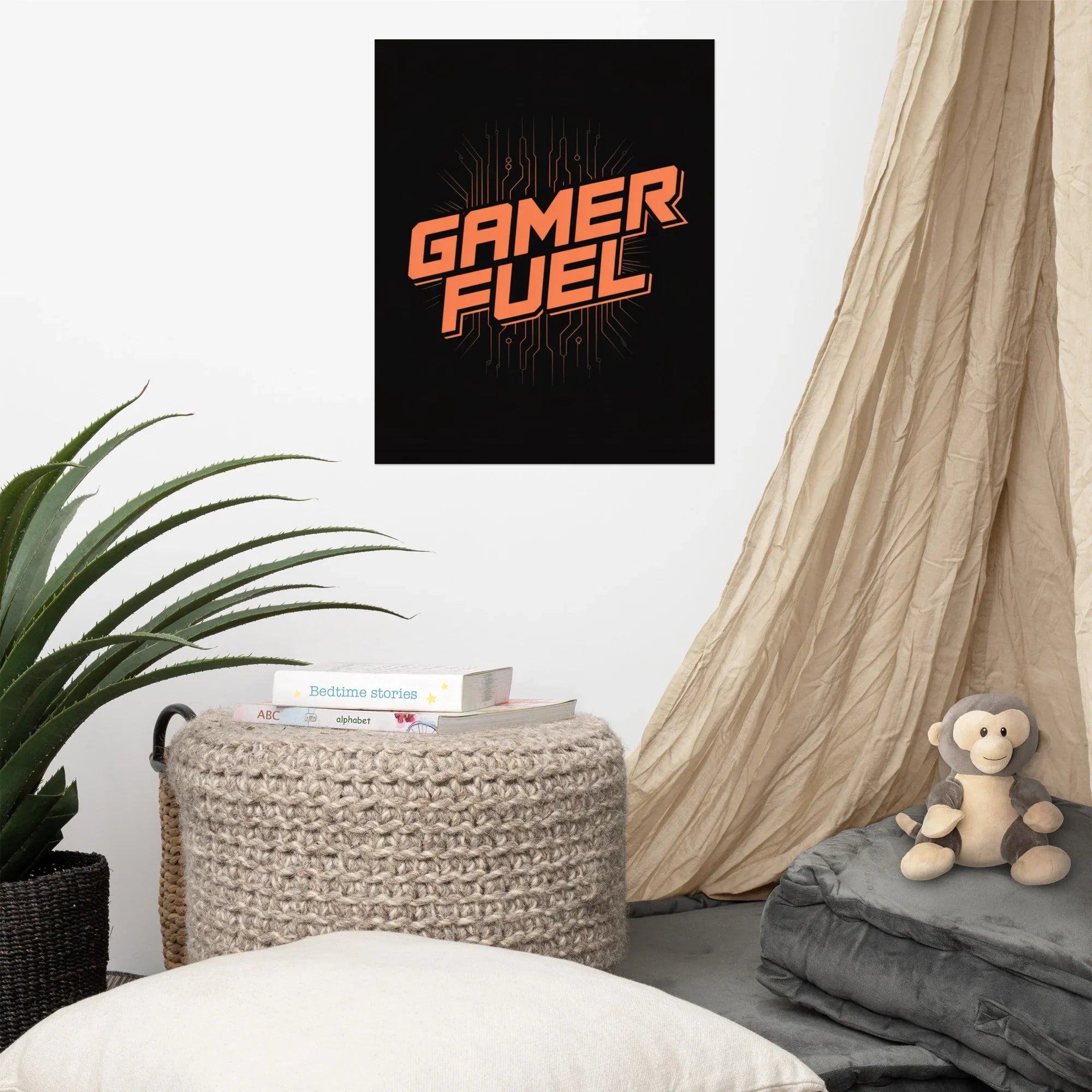 Gamer Fuel – Energy Circuit Gaming Poster - RaZits