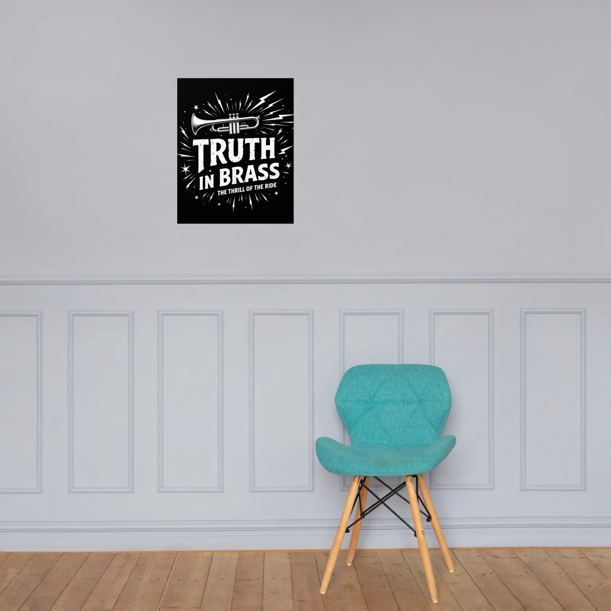 Truth in Brass Poster – Trumpet Energy Burst - RaZits