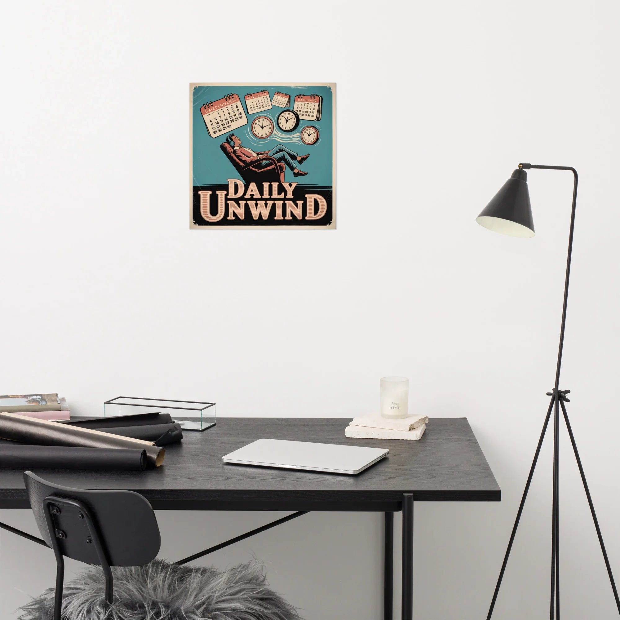 Daily Unwind Poster – Lo-Fi Relaxation & Chill Decor - RaZits