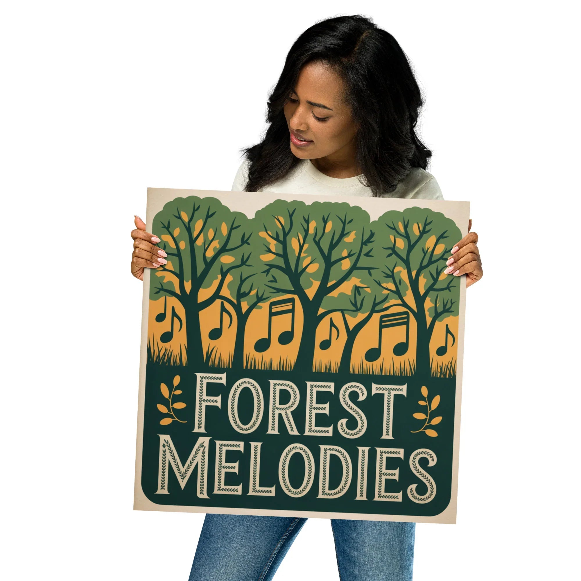 Forest Melodies Poster – Nature-Inspired Symphony - RaZits