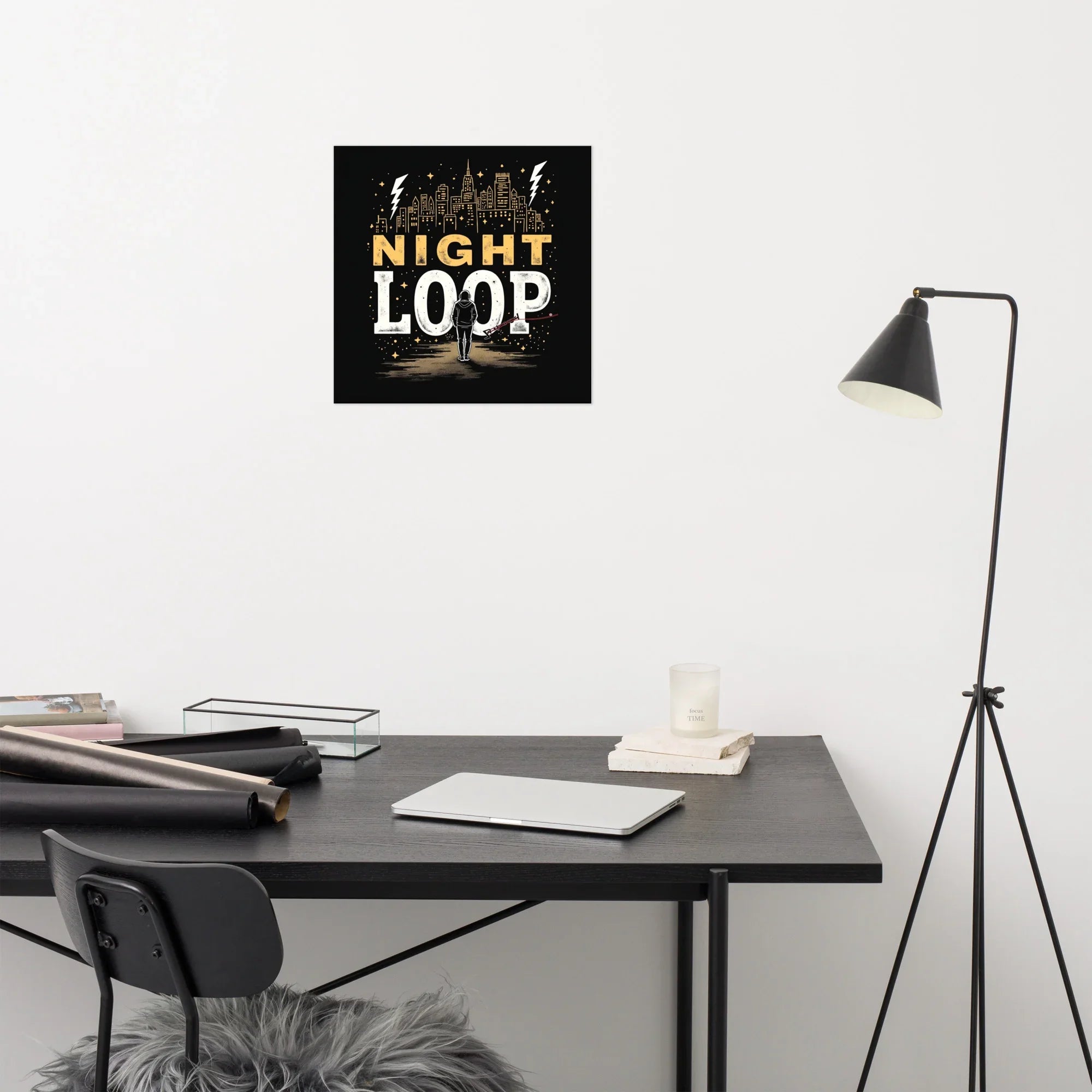 Night Loop Poster – Urban Lo-Fi Mood - RaZits