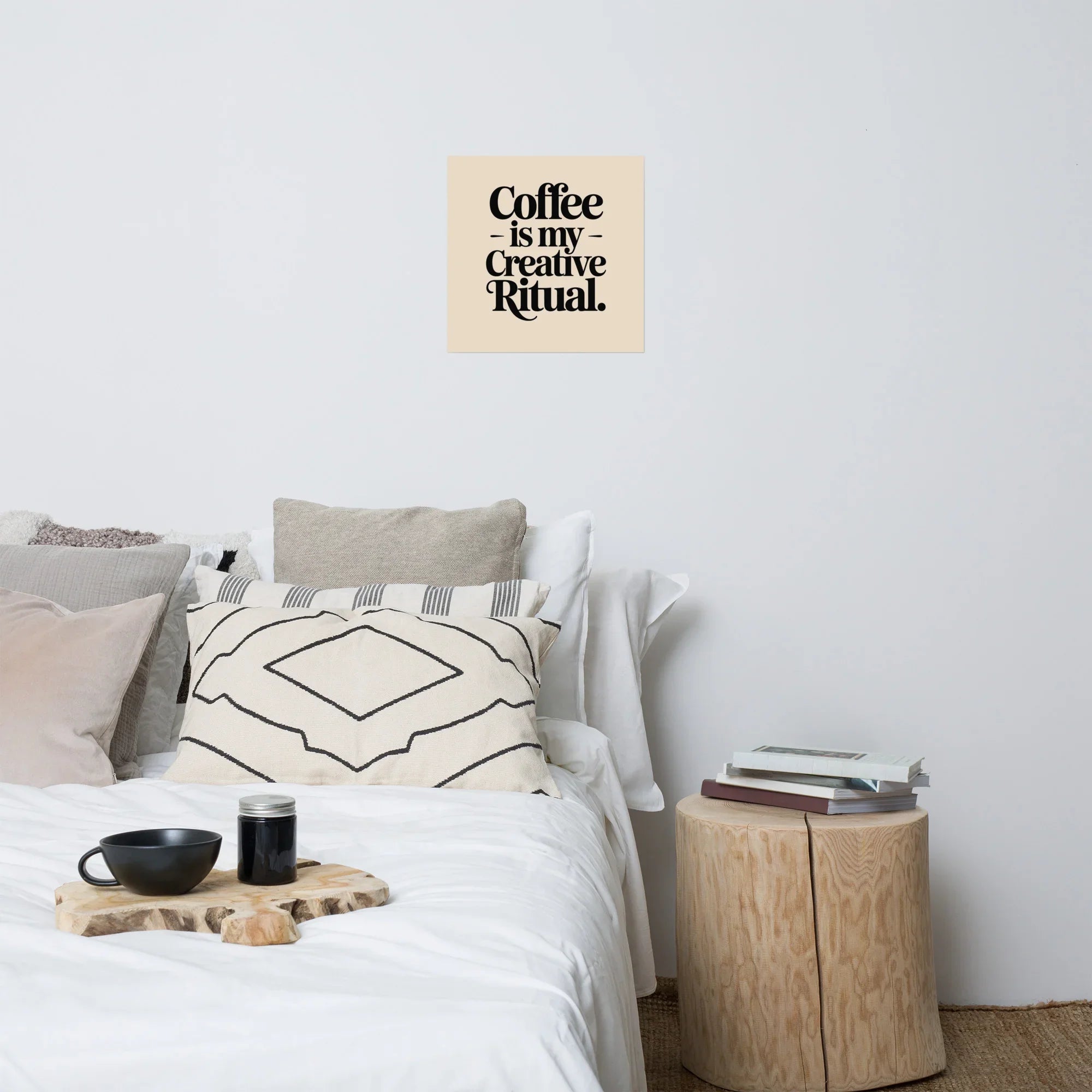 Creative Ritual Wall Art – Bold Coffee Studio Print - RaZits