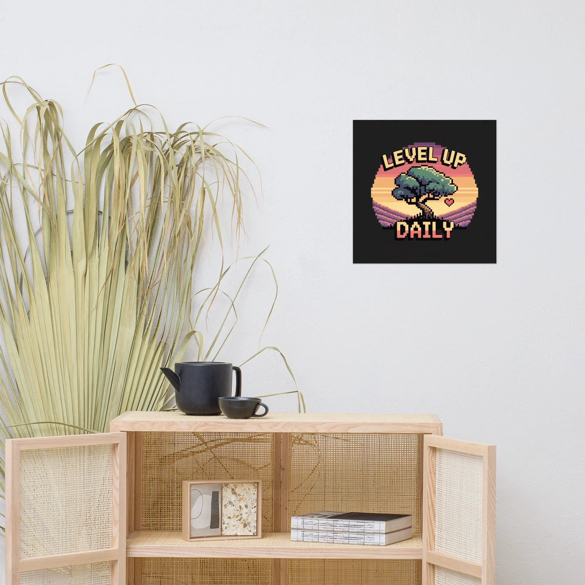 Level Up Daily – Motivational Pixel Art for Retro Gamers - RaZits